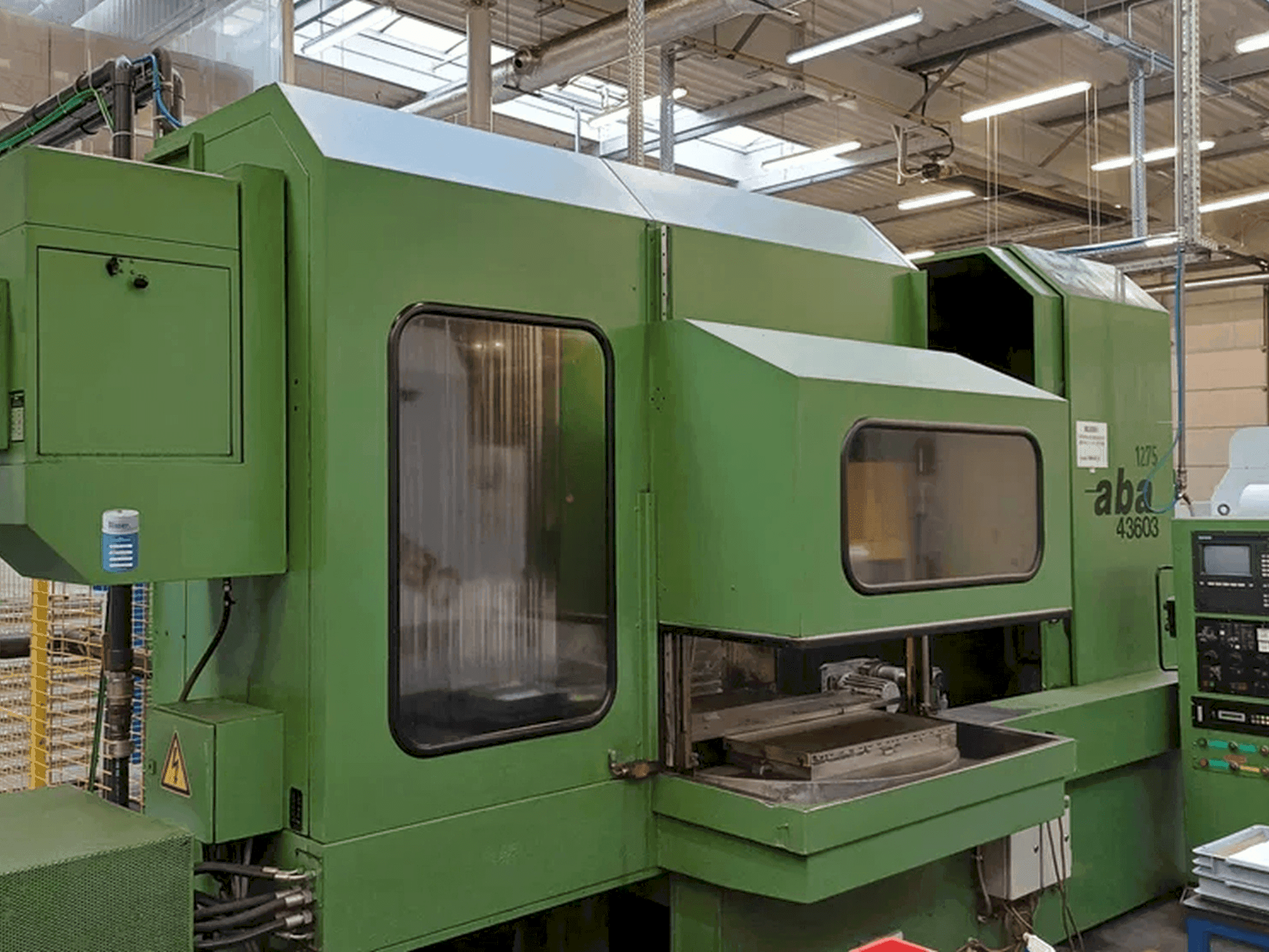 Frontansicht der ABA PSM 1250 TT Maschine