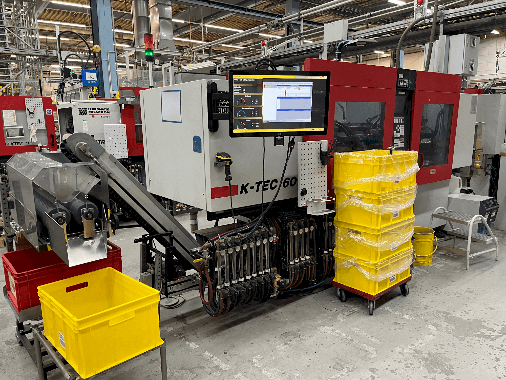 Frontansicht der FERROMATIK K-TEC 60 S Maschine