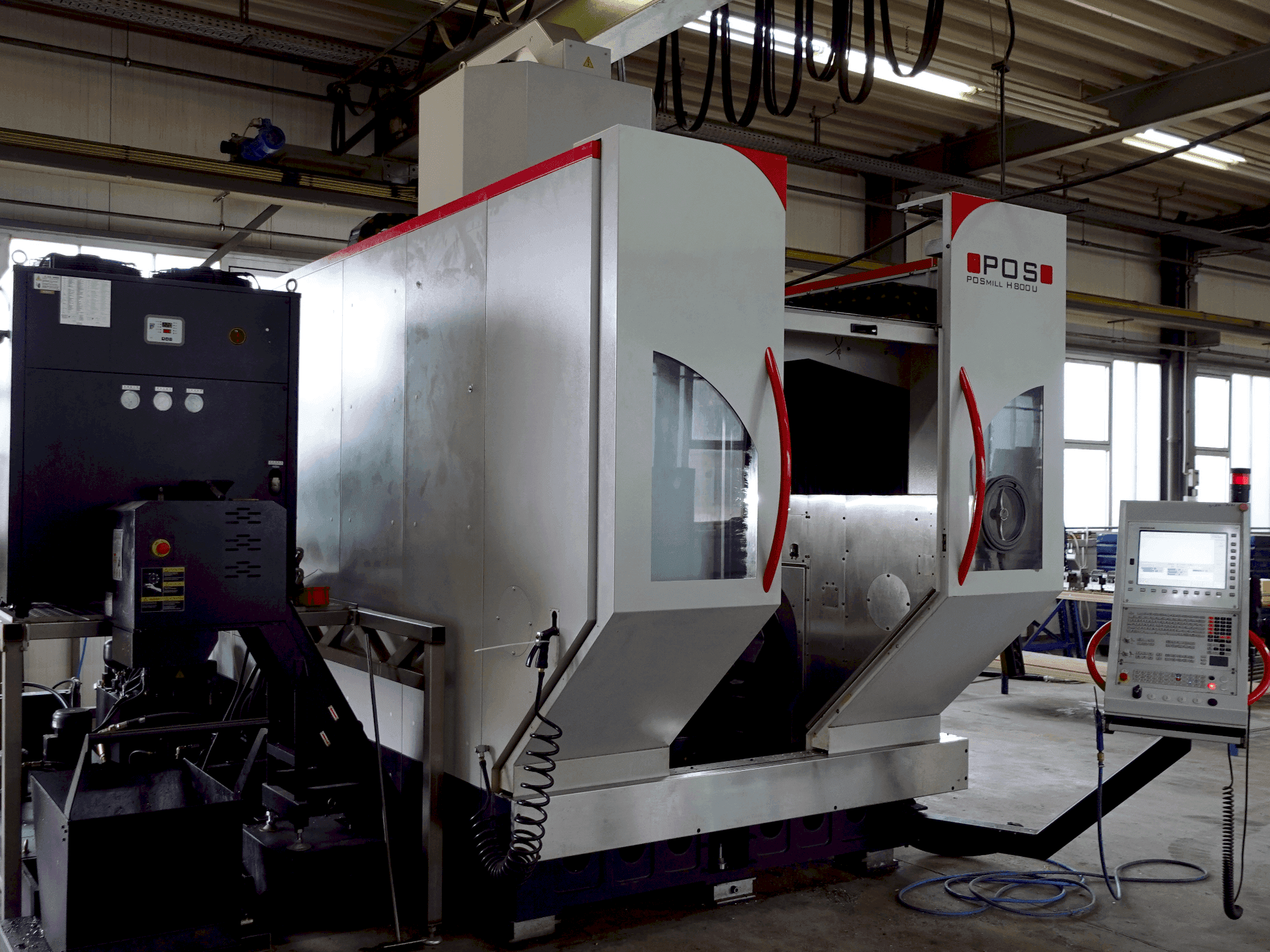 Frontansicht der POSmill H 800 U Maschine