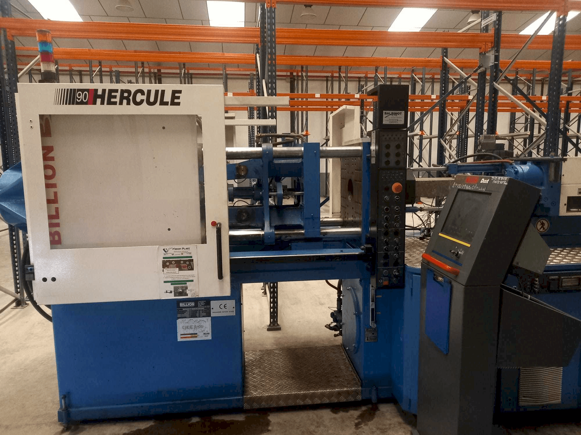 Front view of Billion H260/90 TP machine