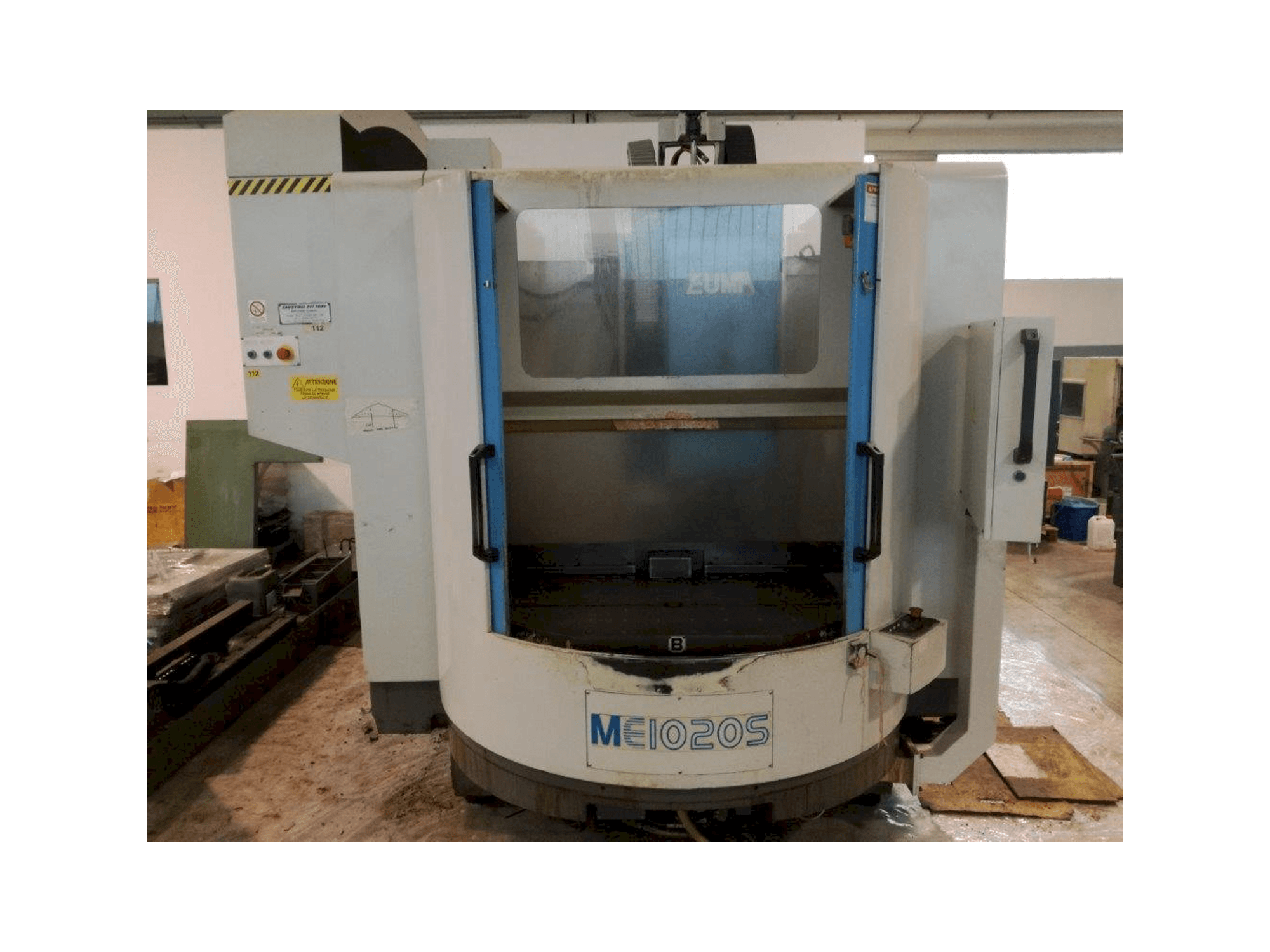 Frontansicht der EUMATECH ME-1020 S Maschine
