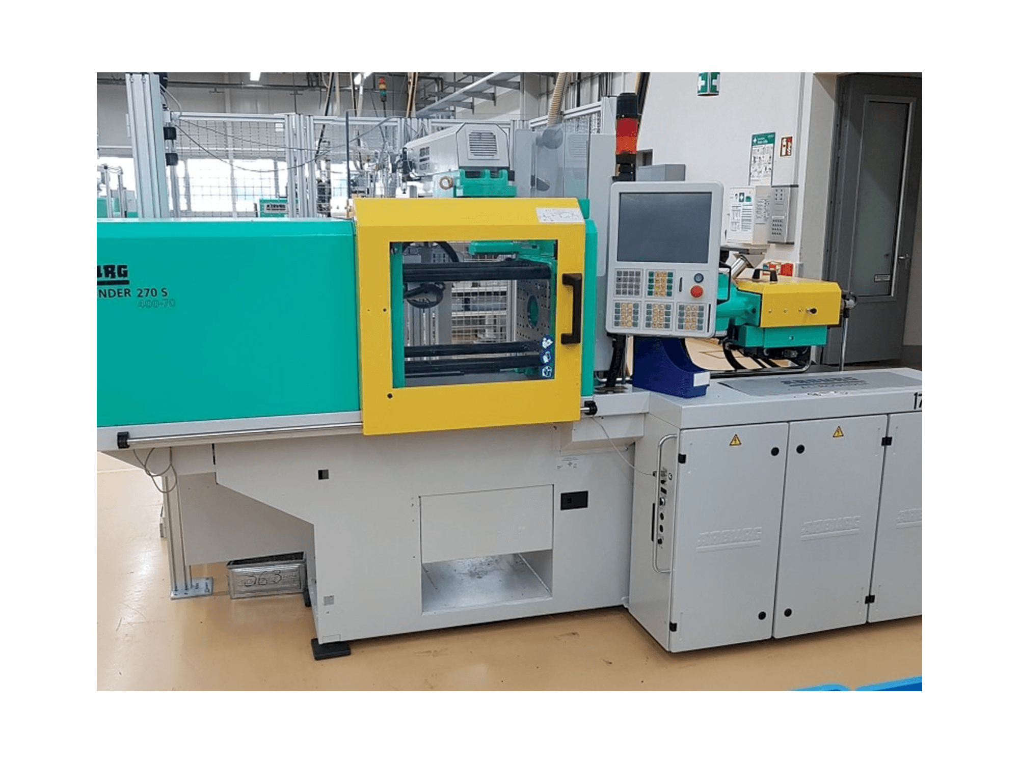 Frontansicht der Arburg SGM 270 S 400-70 Maschine