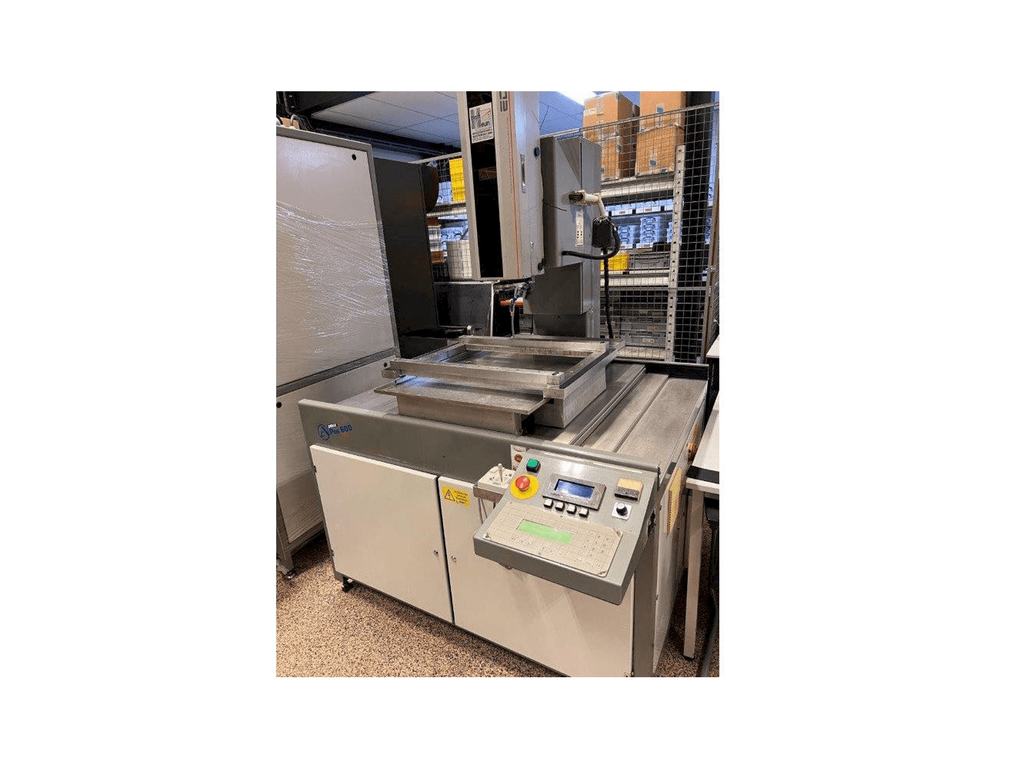 Frontansicht der Apos 600 Maschine