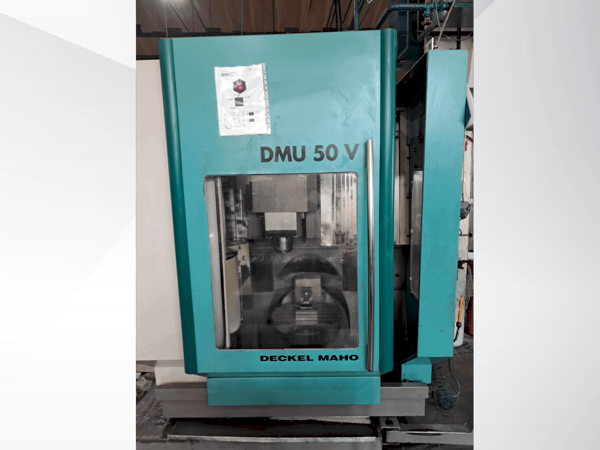 Front view of DECKEL MAHO DMU 50V machine