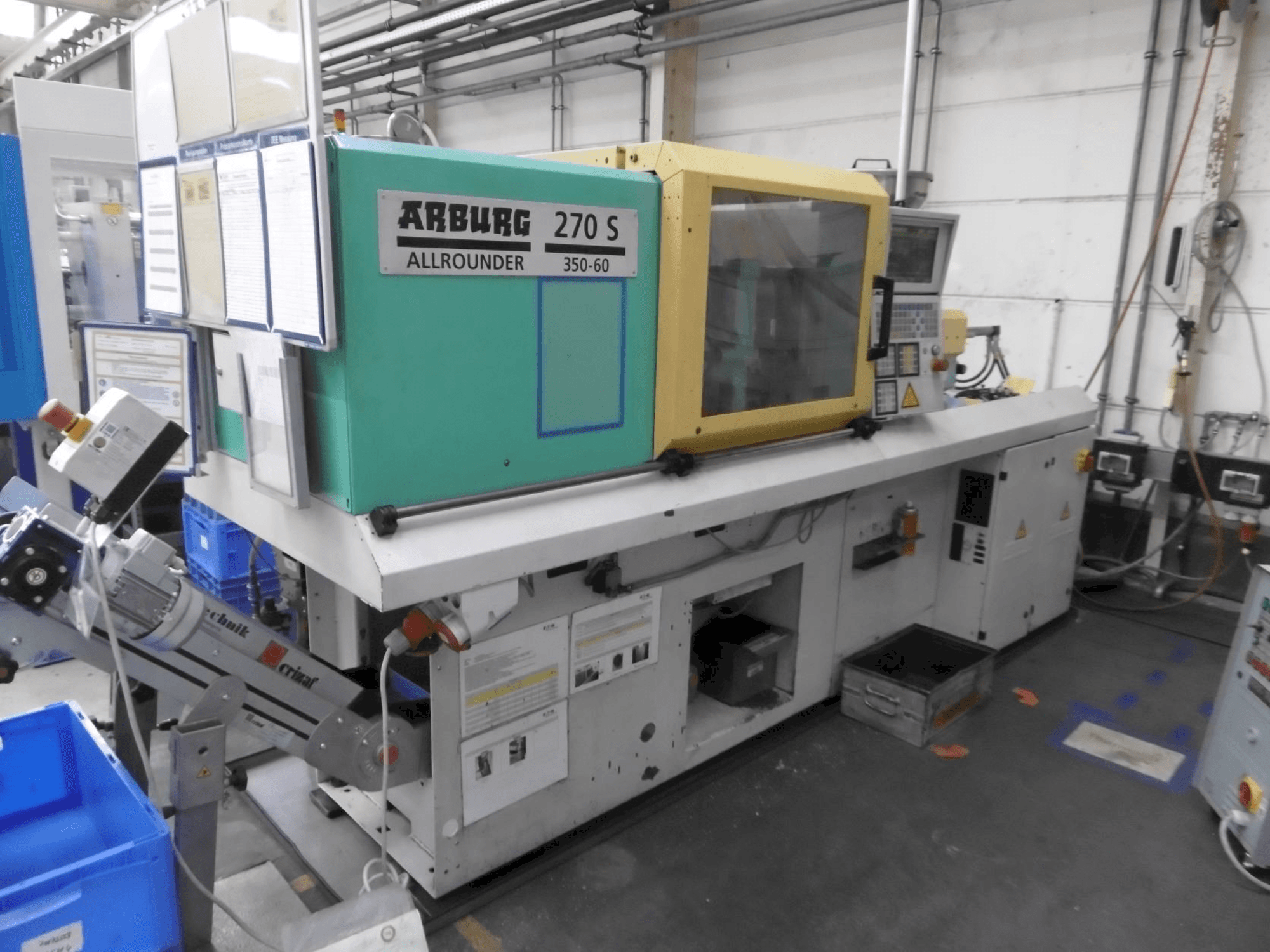 Front view of Arburg 270S-350-60 machine