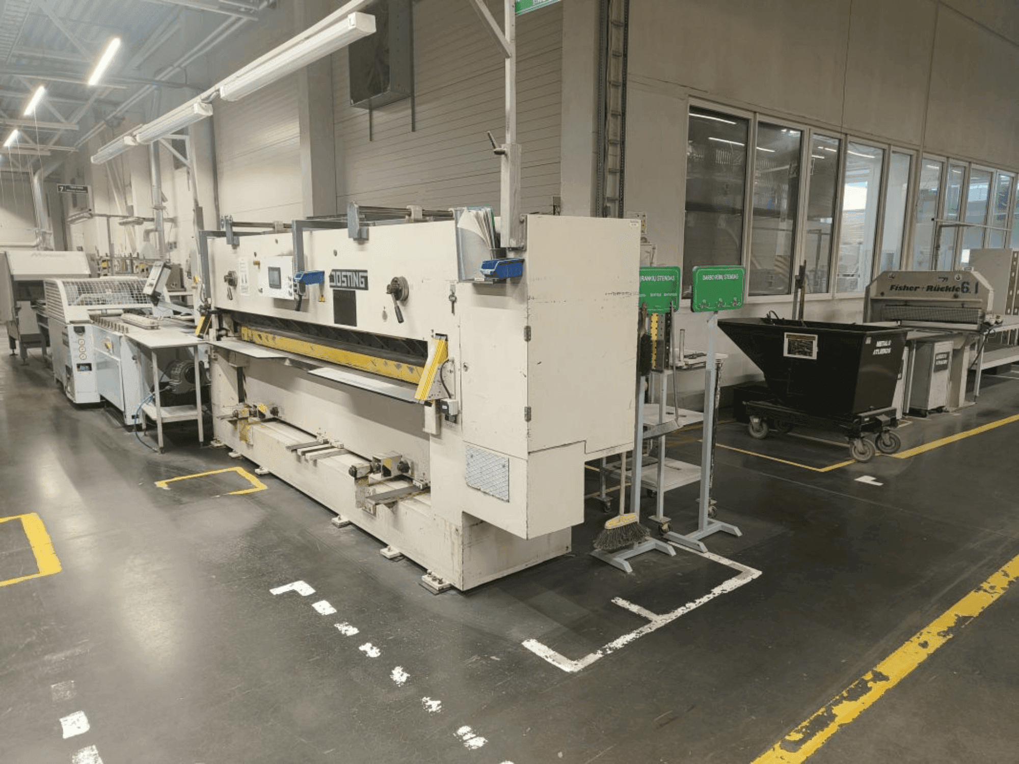 Frontansicht der JOSTING ZFS 2800 Maschine