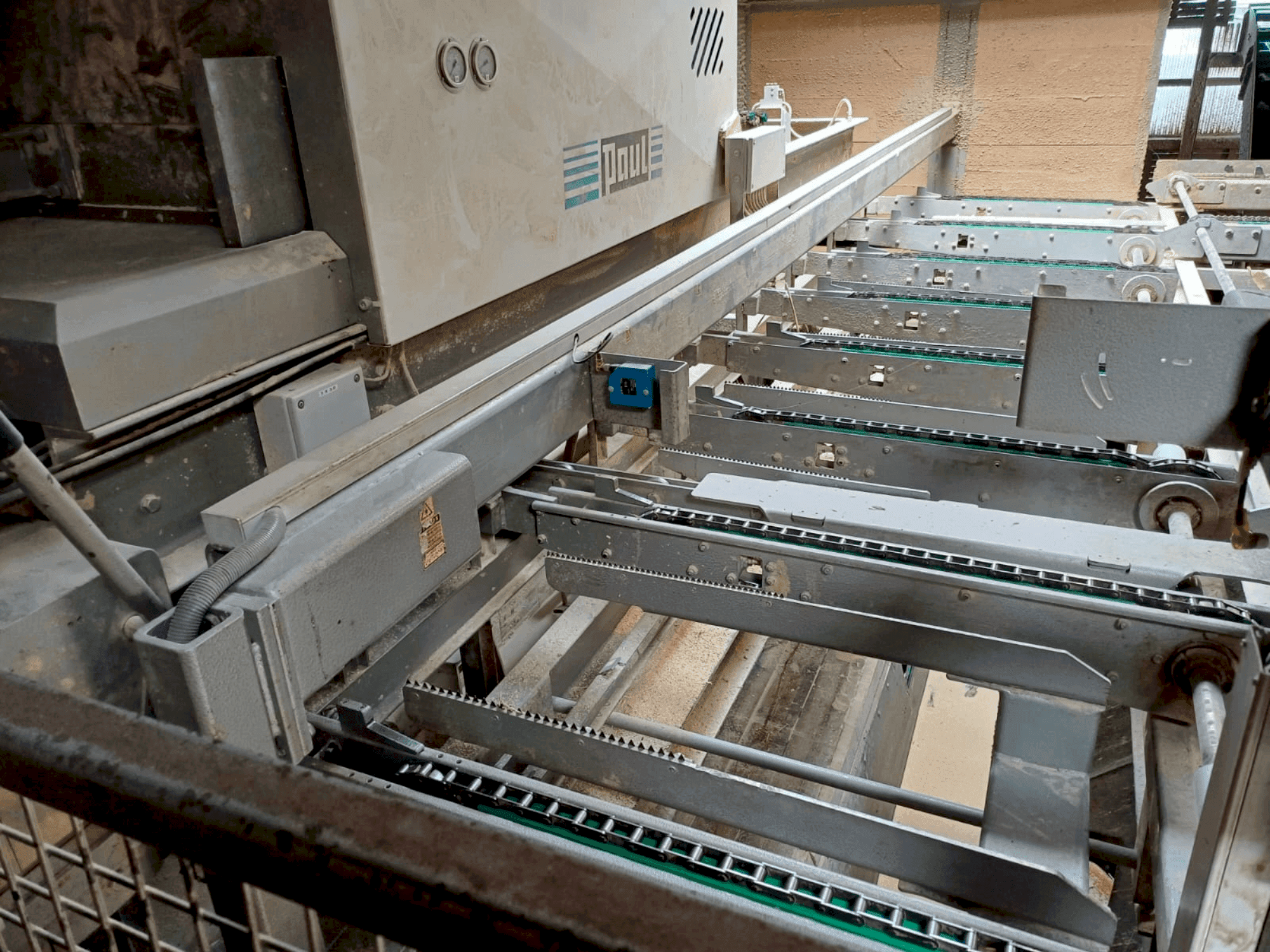 Frontansicht der Paul Reinhardt BK 1000 Maschine