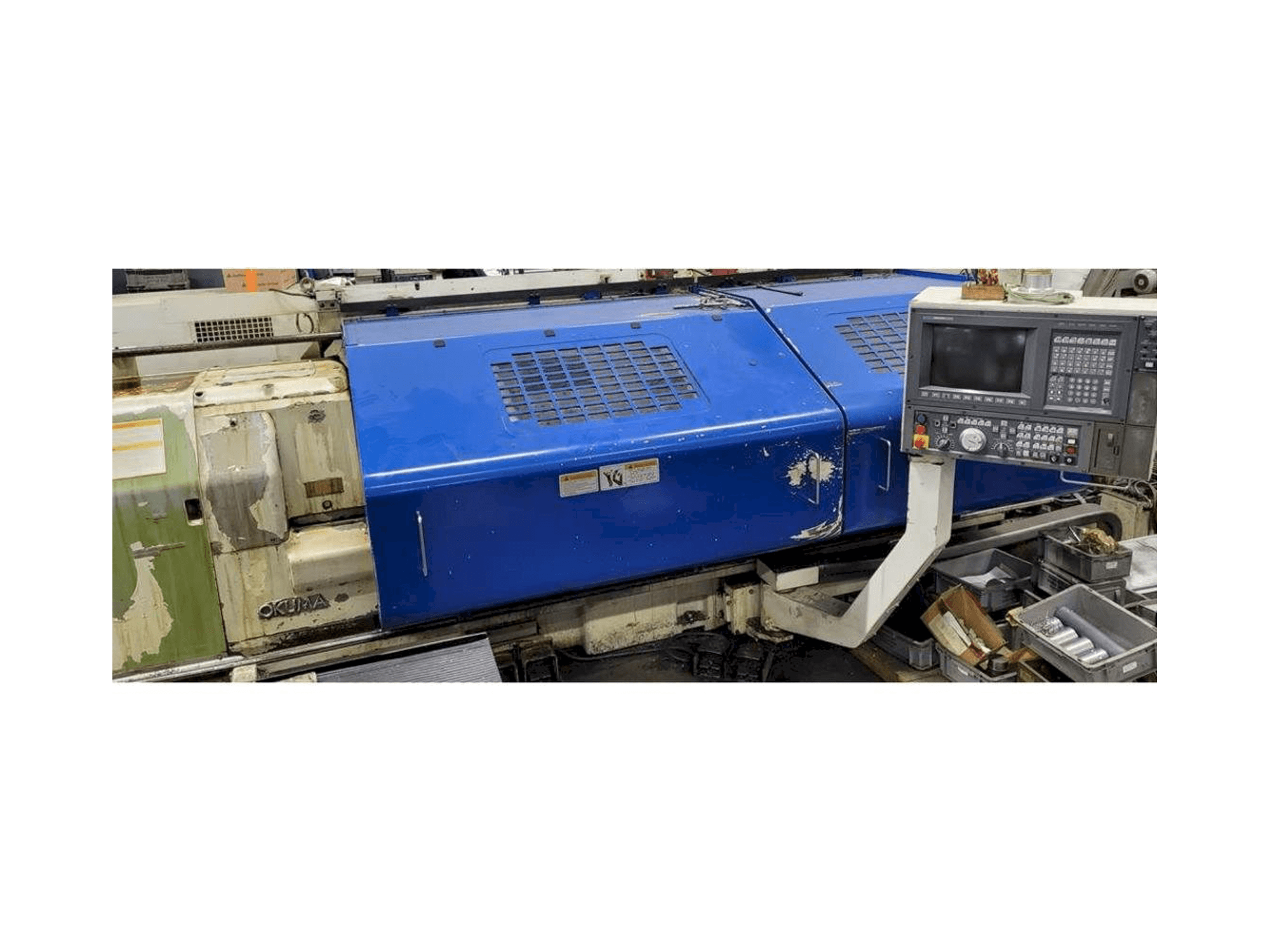 Frontansicht der Okuma LH35 Maschine