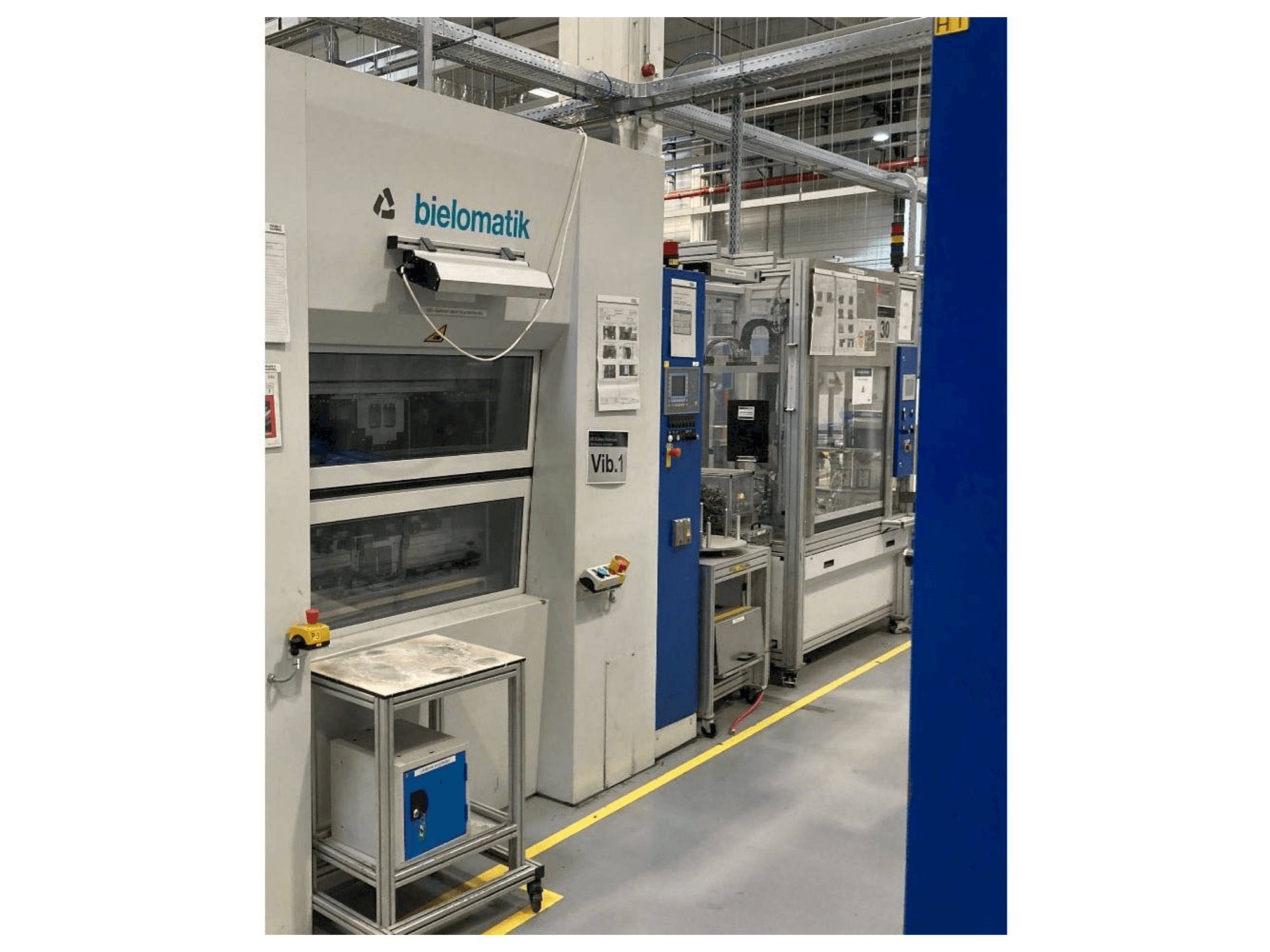 Frontansicht der bielomatik K3216 Maschine