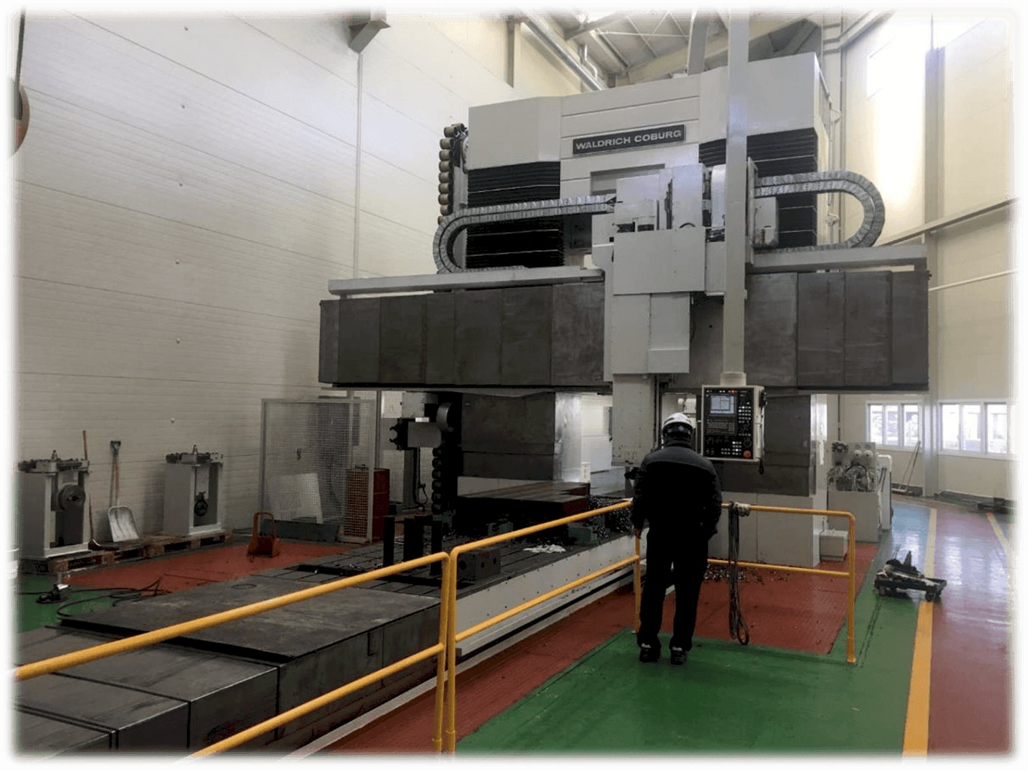 Front view of WALDRICH COBURG 14-10FP150NC machine