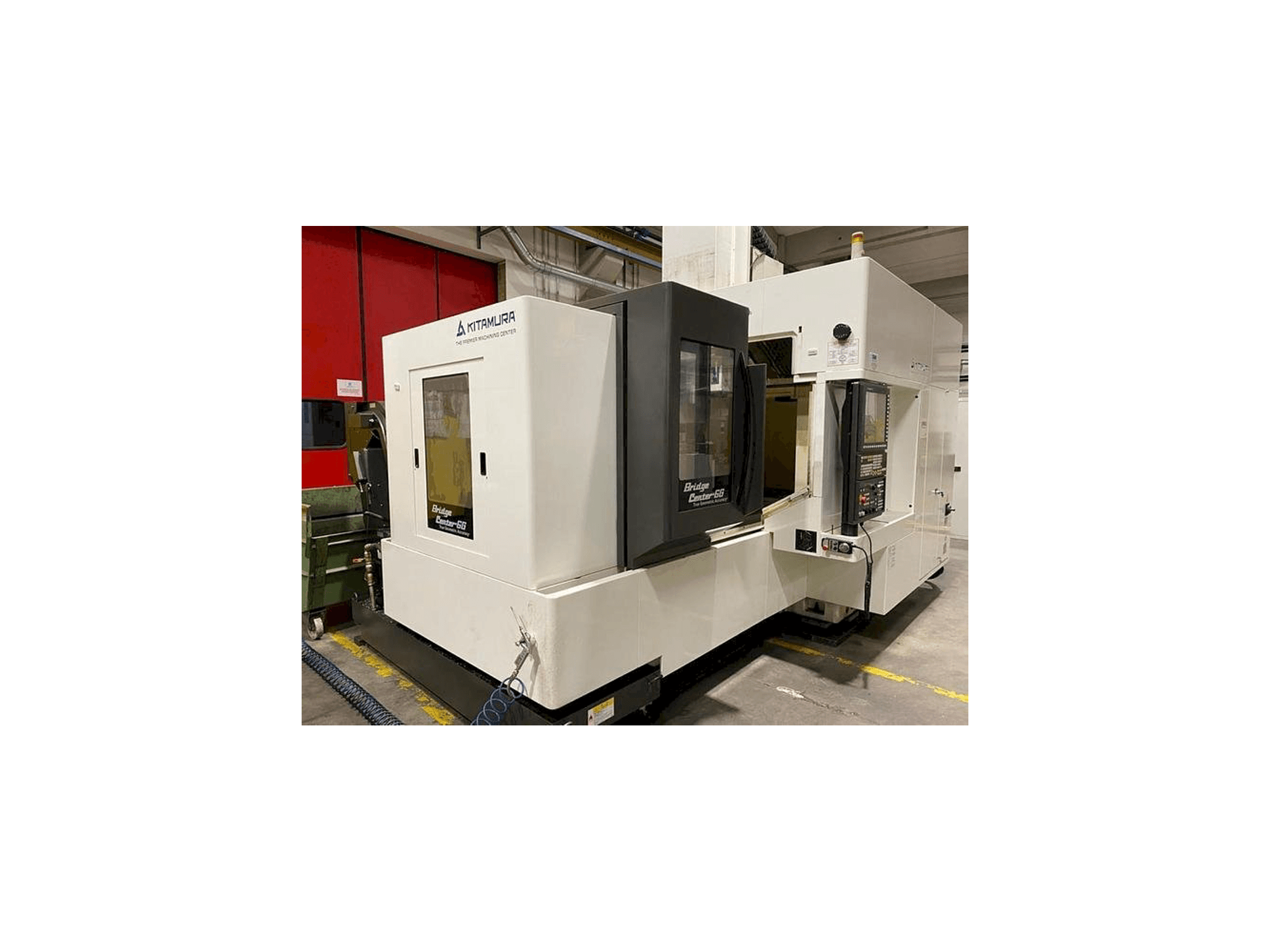Frontansicht der Kitamura Bridge 6G Maschine