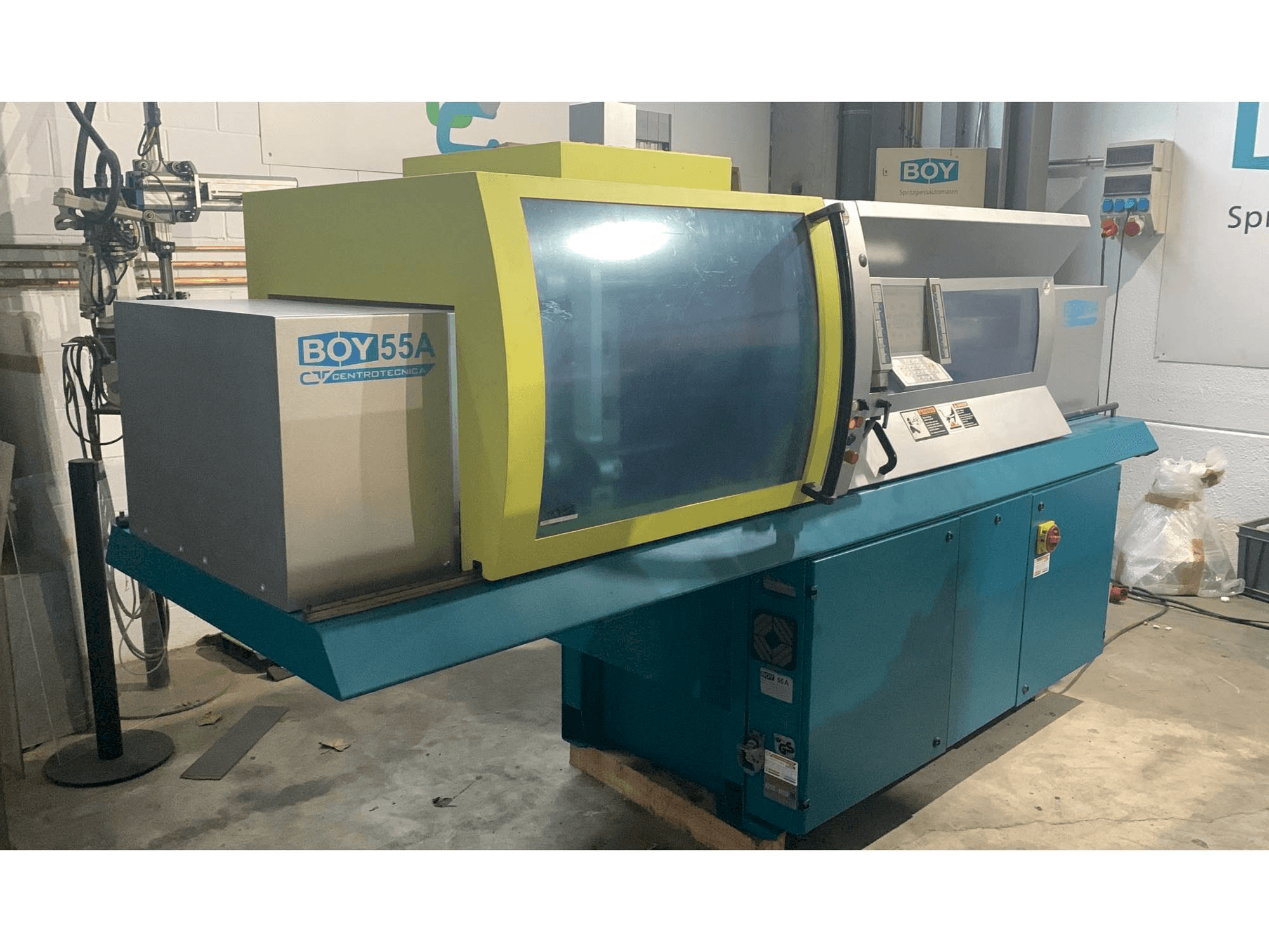 Front view of BOY 55A machine