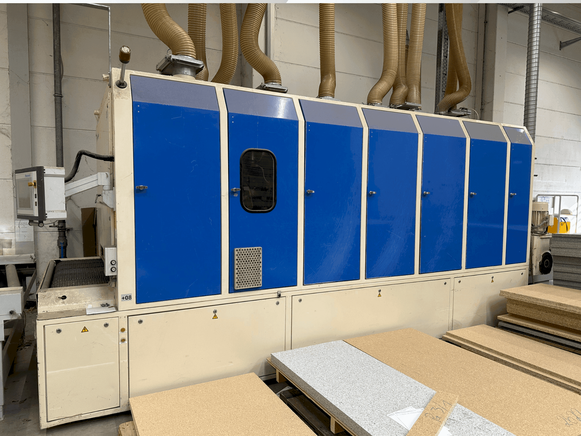 Frontansicht der HEESEMANN LSM8 / EA2 Maschine