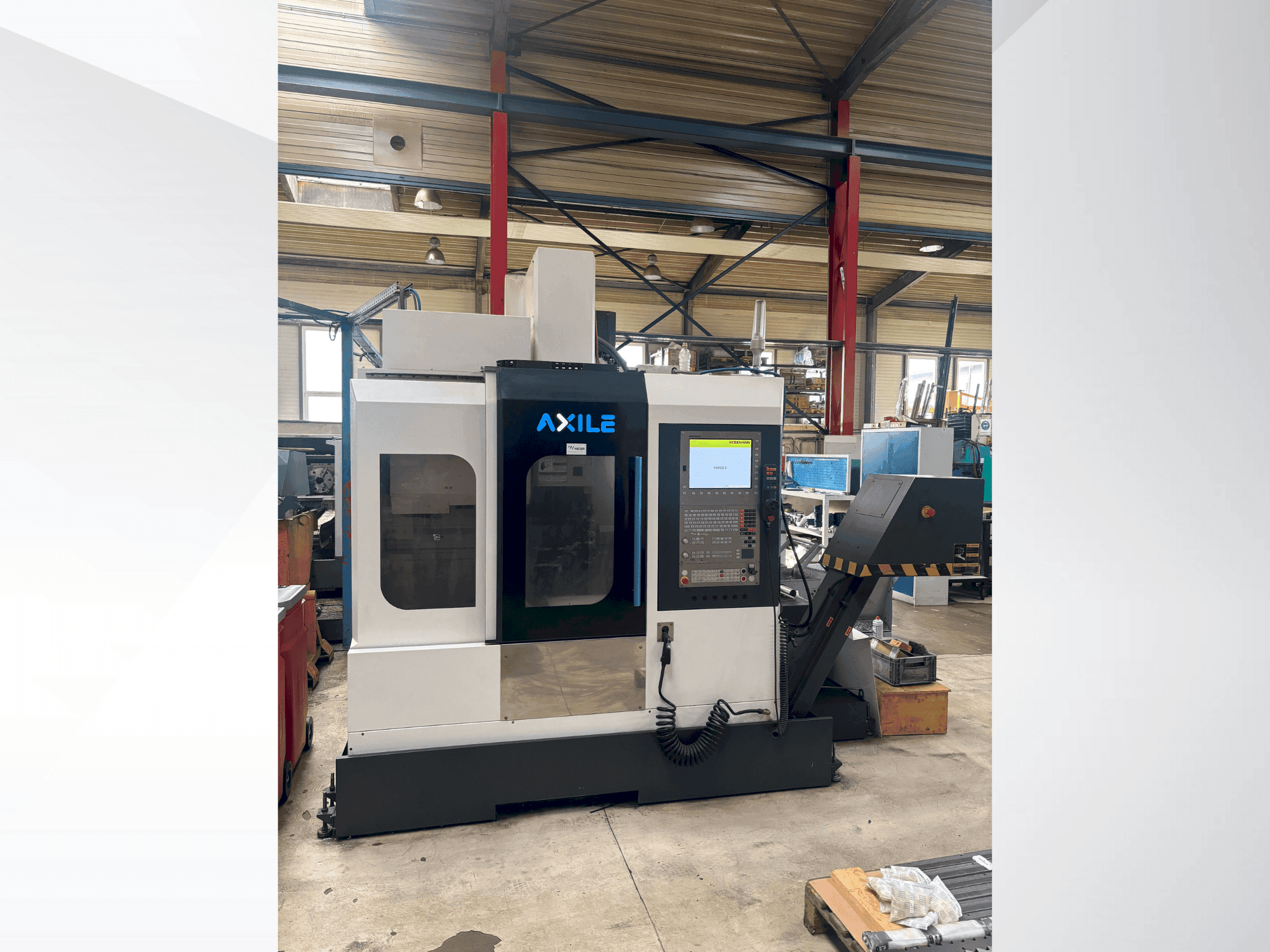 Frontansicht der AXILE V4 Maschine