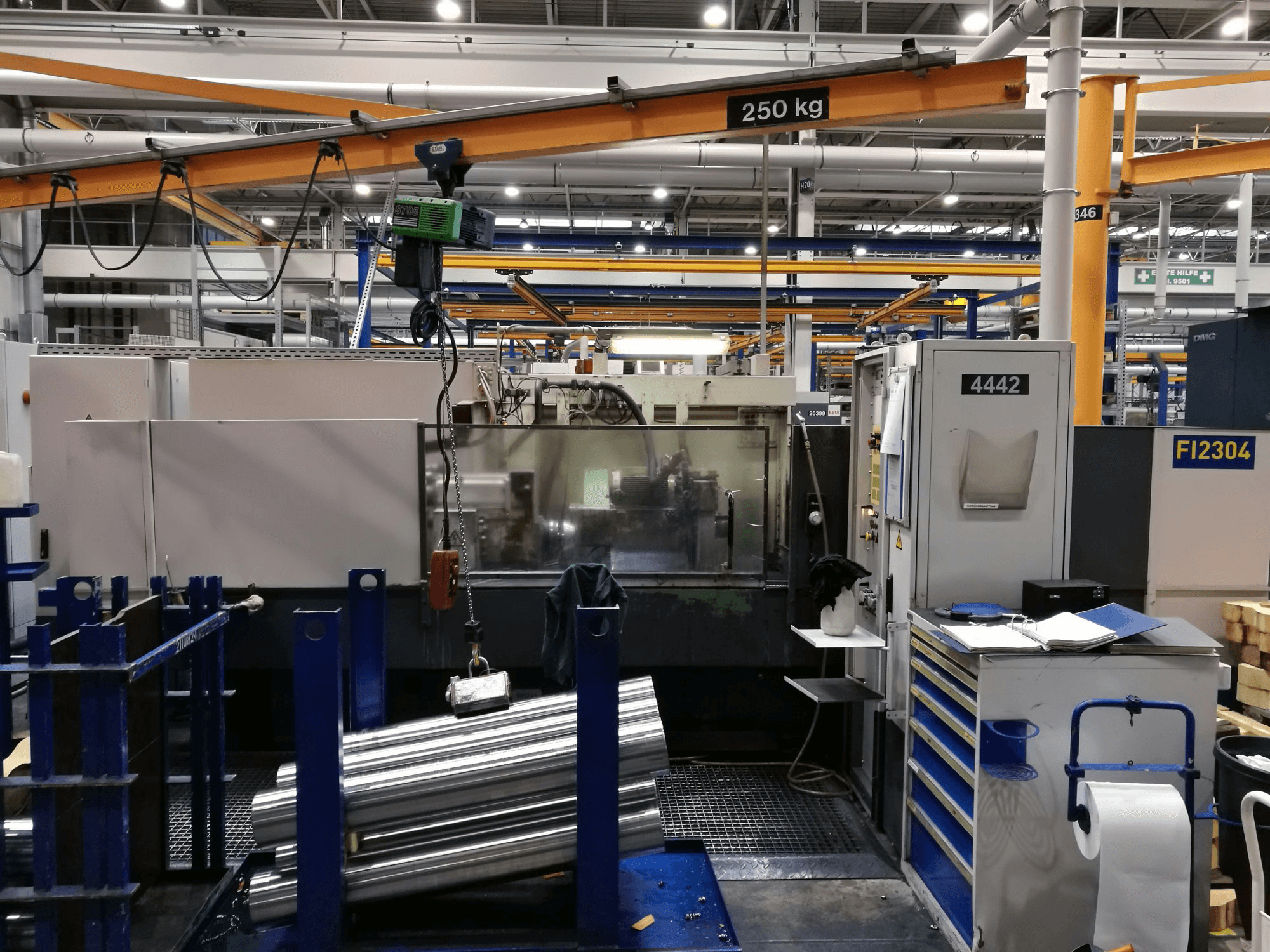 Frontansicht der Fortuna FMU43D450/1600N45 Maschine