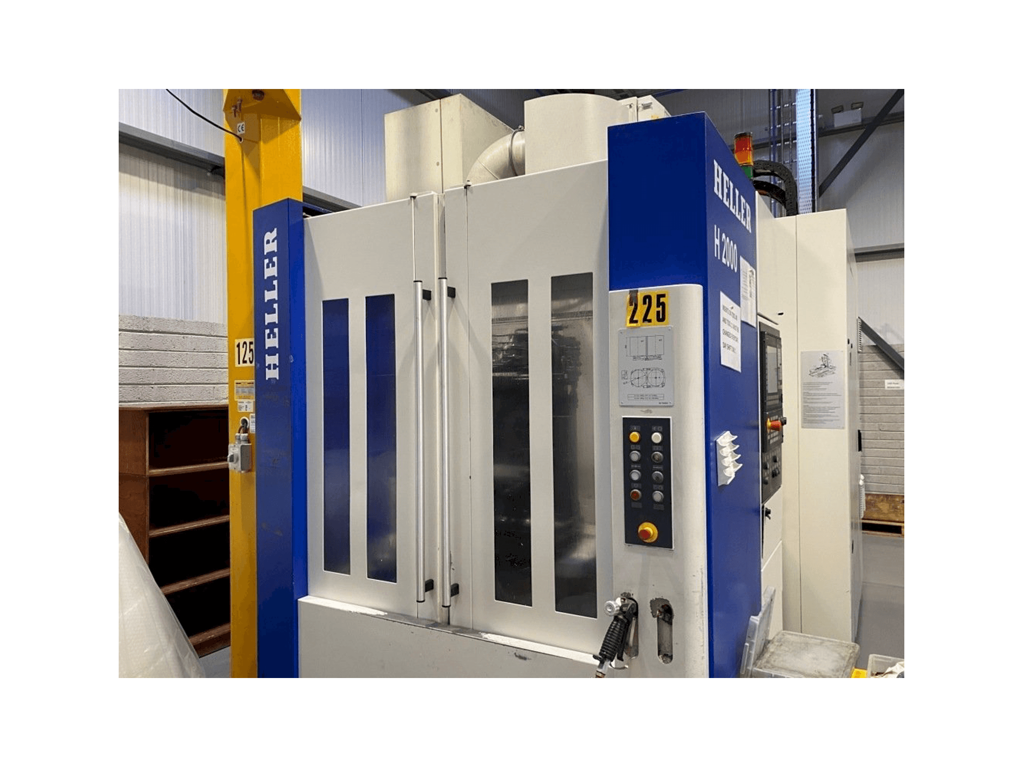 Frontansicht der HELLER H 2000 Maschine