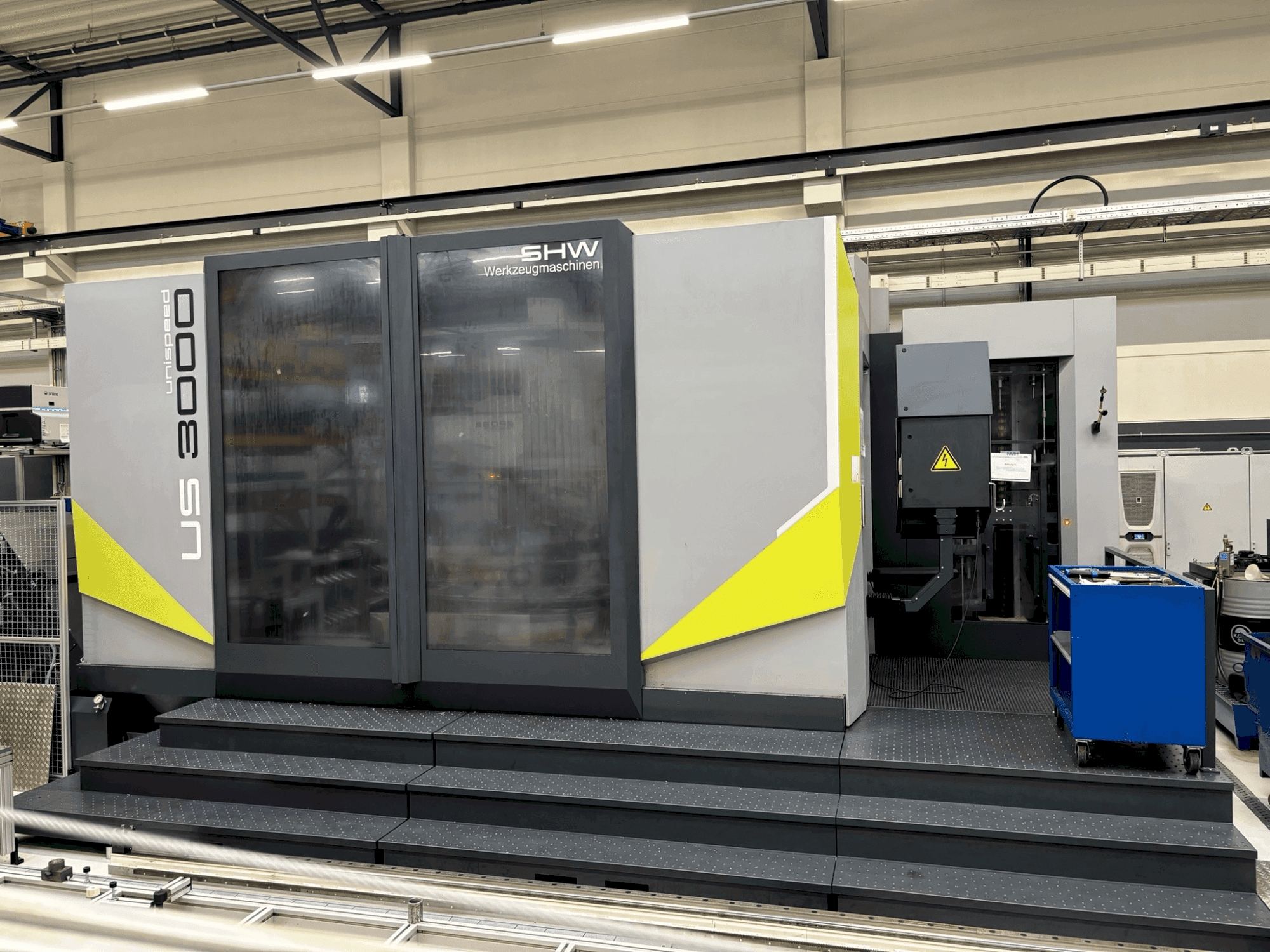 Frontansicht der SHW Unispeed 3000 Maschine