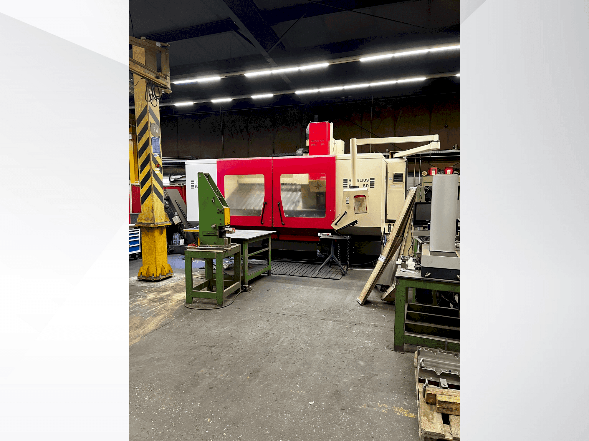 Frontansicht der HEDELIUS BC 80 Maschine