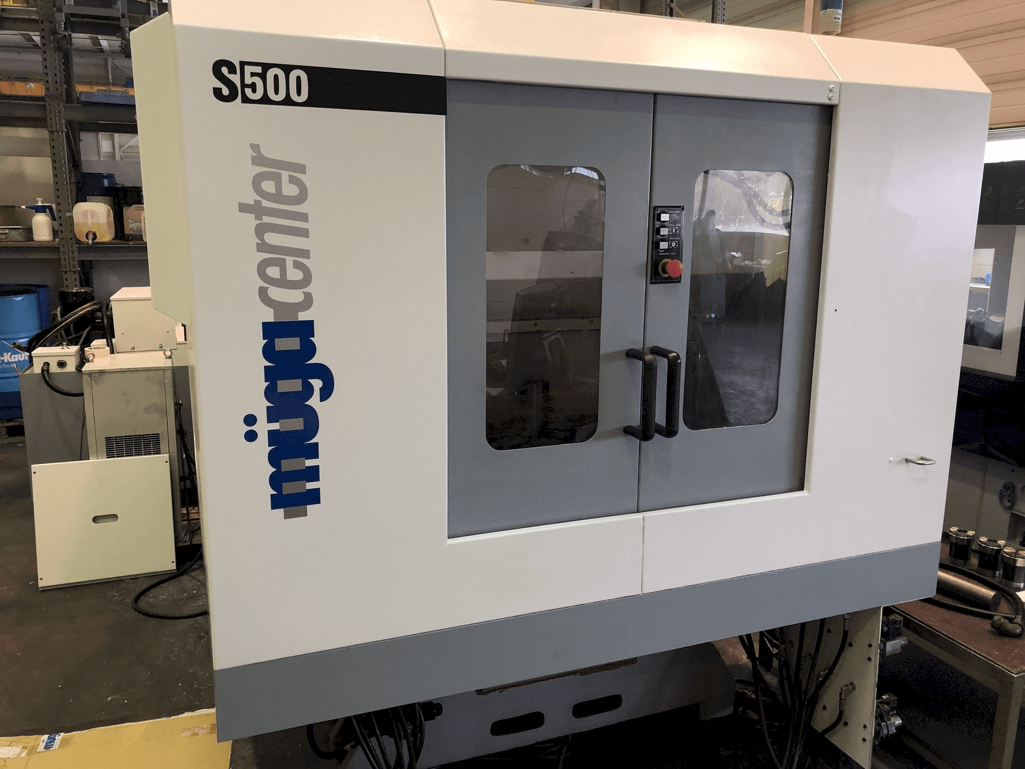 Frontansicht der Muga S500 Maschine