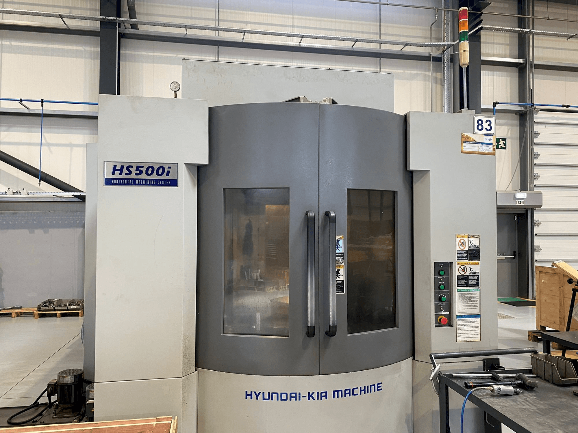 Frontansicht der Hyundai Kia HS500i Maschine