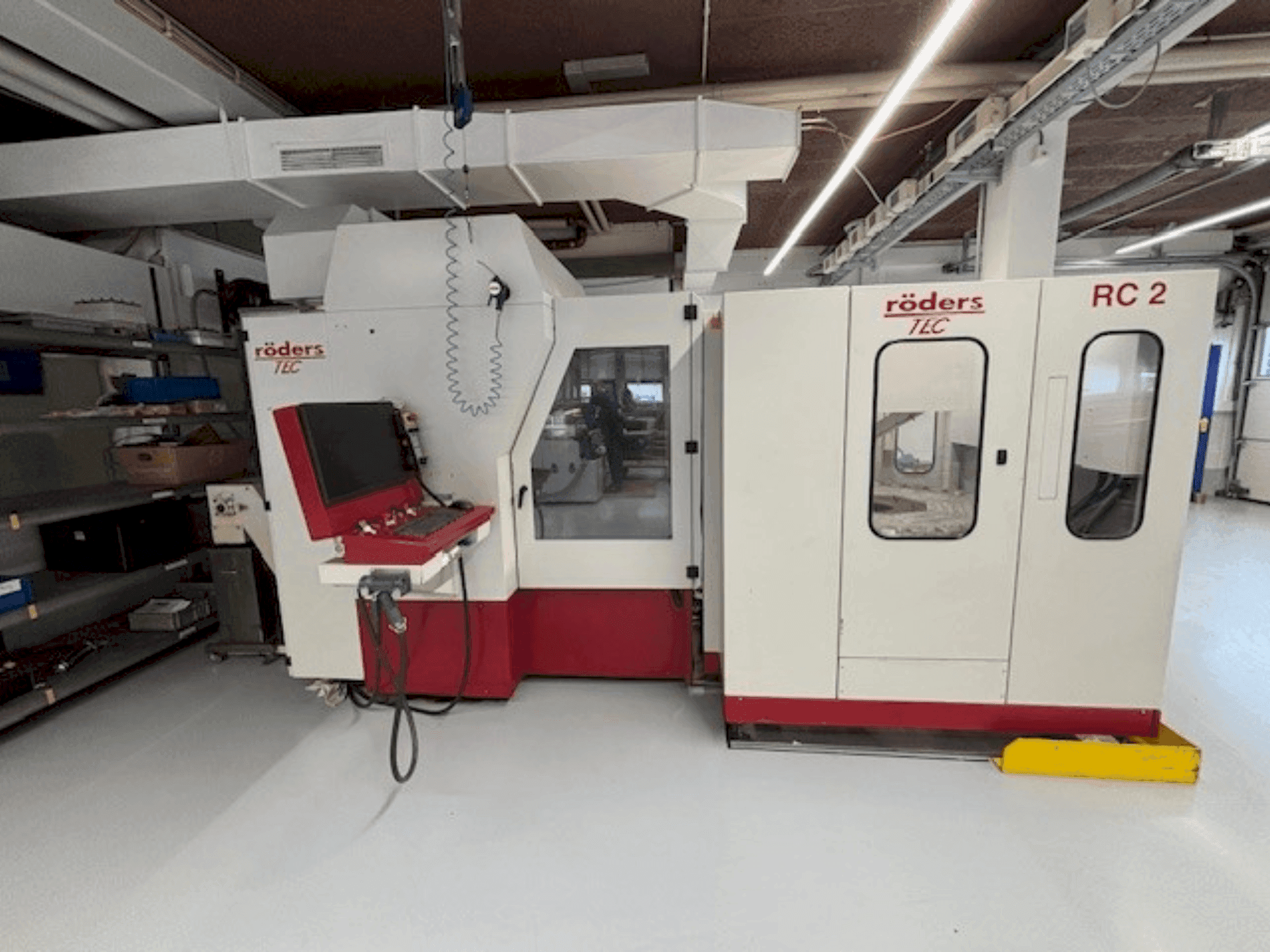 Frontansicht der RÖDERS RPX 500 Maschine