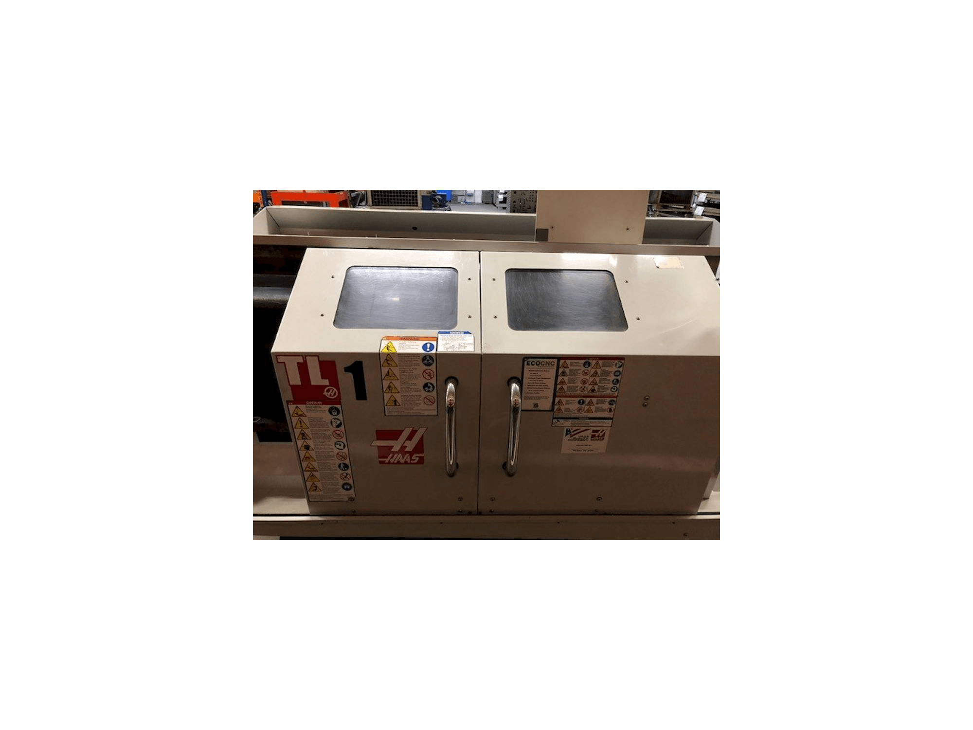 Frontansicht der HAAS TL-1 Maschine