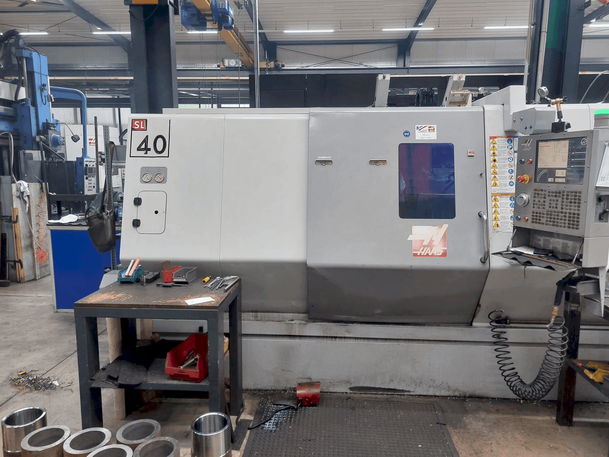 Frontansicht der HAAS SL-40 Maschine