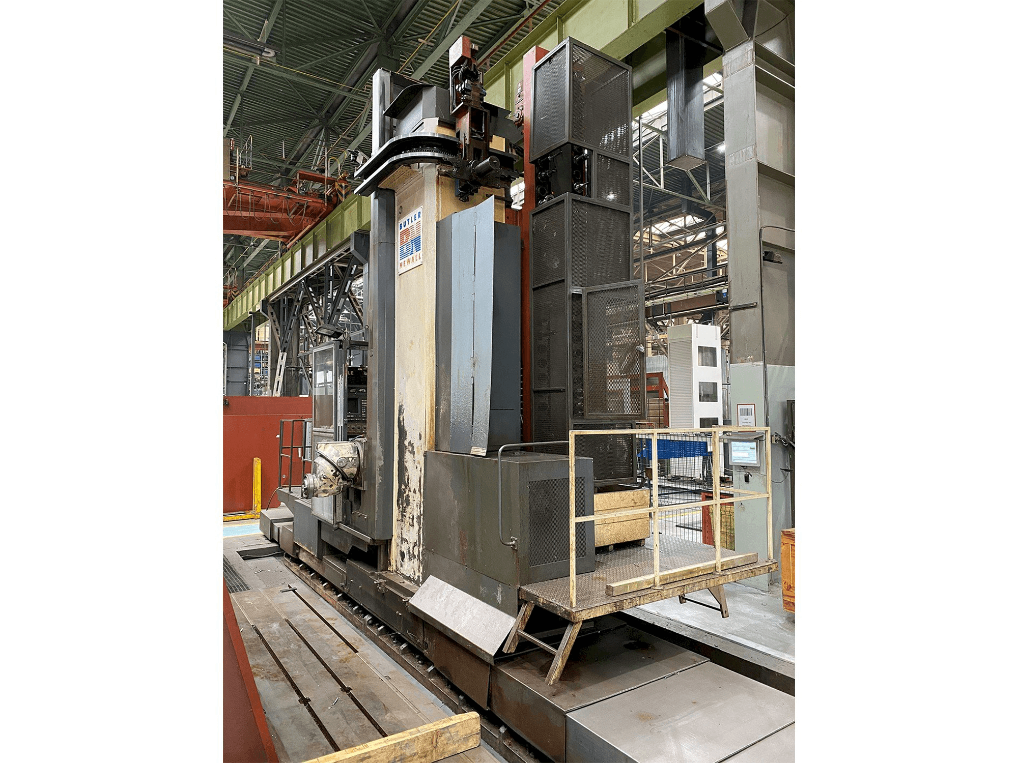 Front view of Butler Elgamill machine