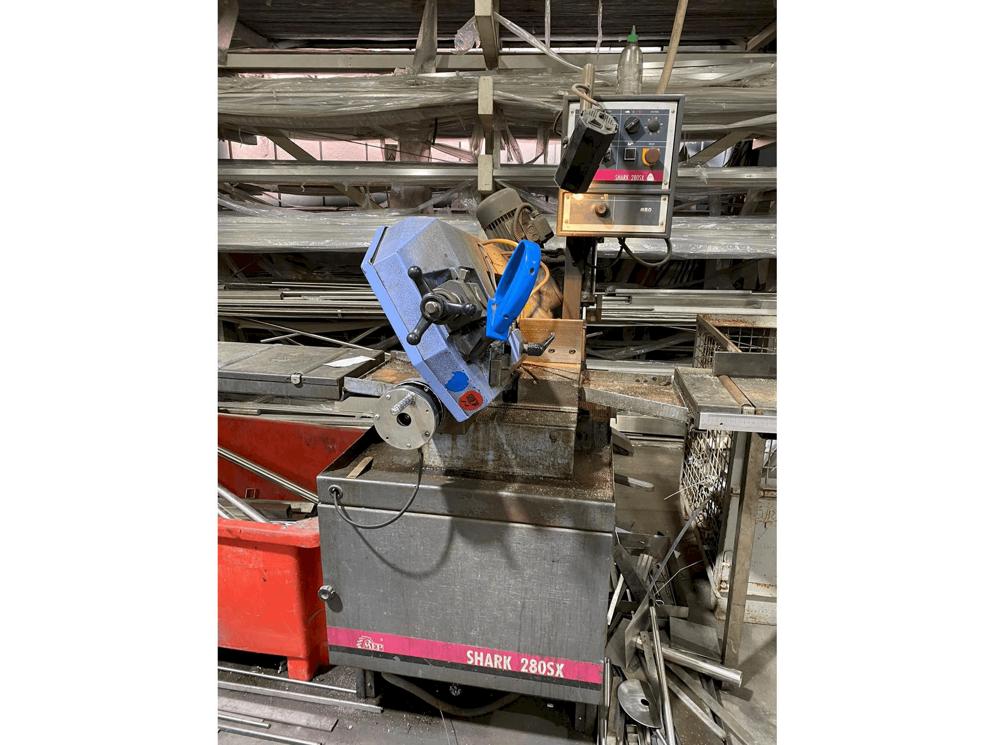 Front view of Nisshinbo MAP-750 machine