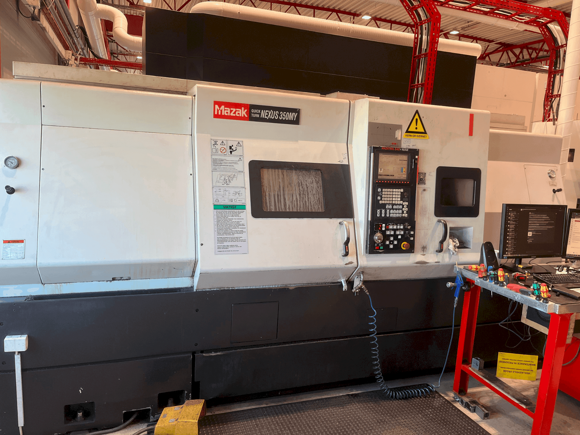 Front view of Mazak QT Nexus 350 MY machine