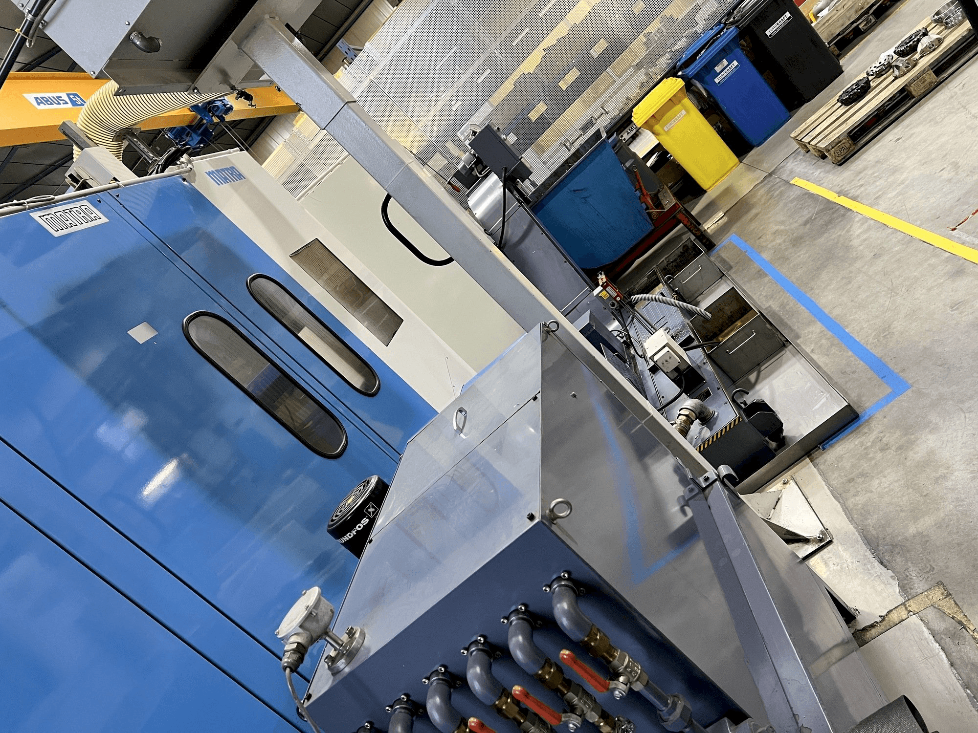 Frontansicht der OKK Kch 500 - 8 Tische Maschine