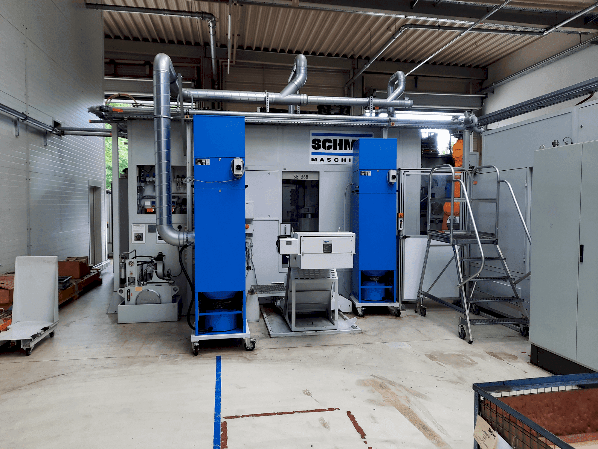 Frontansicht der SCHMID SE 368 Maschine