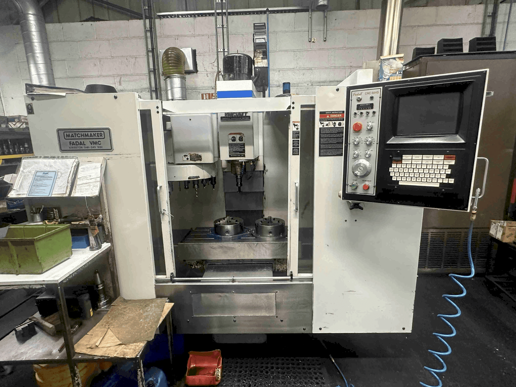 Front view of FADAL VMC 15XT machine