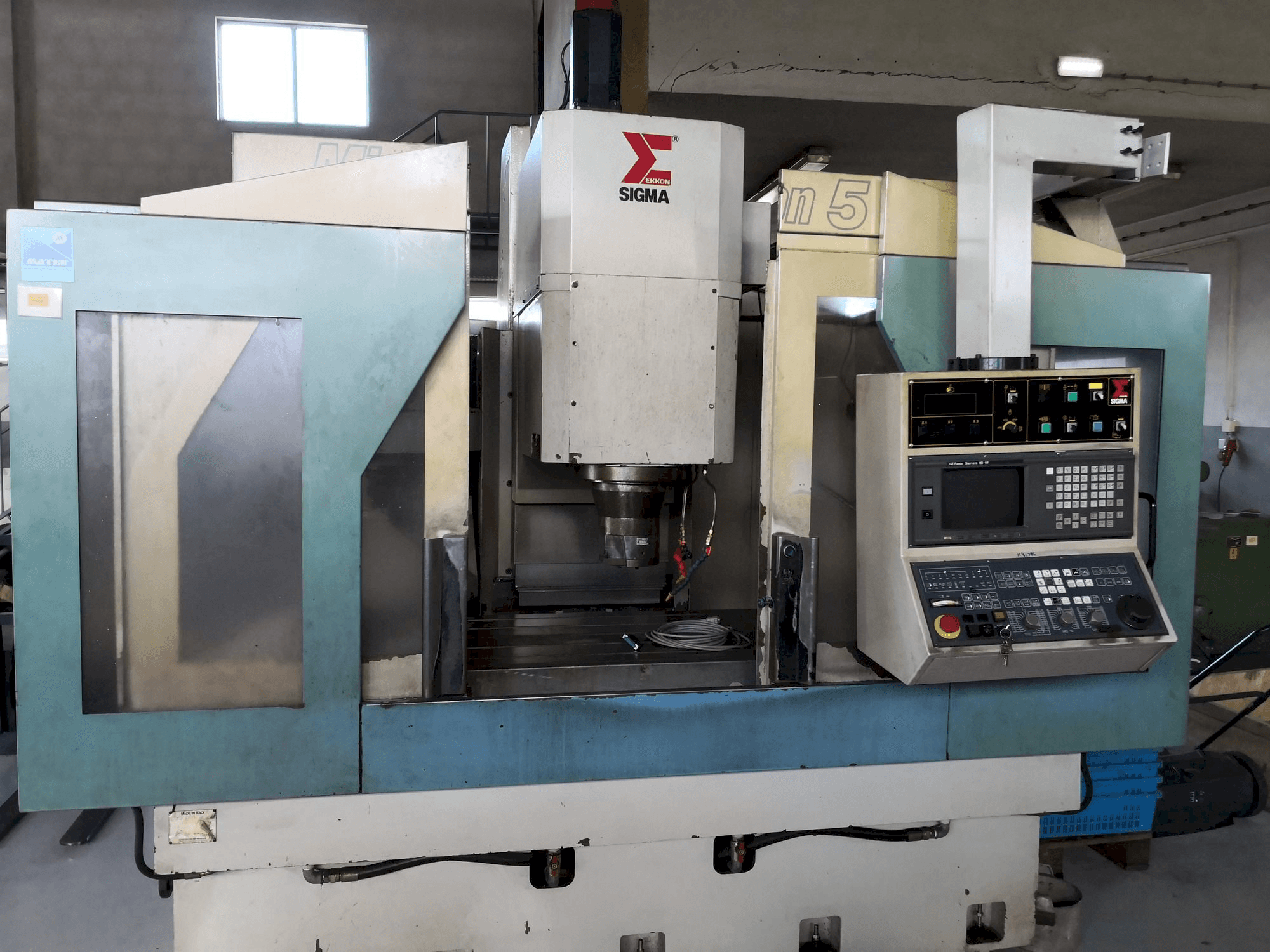 Frontansicht der Sigma Mission 5 Maschine