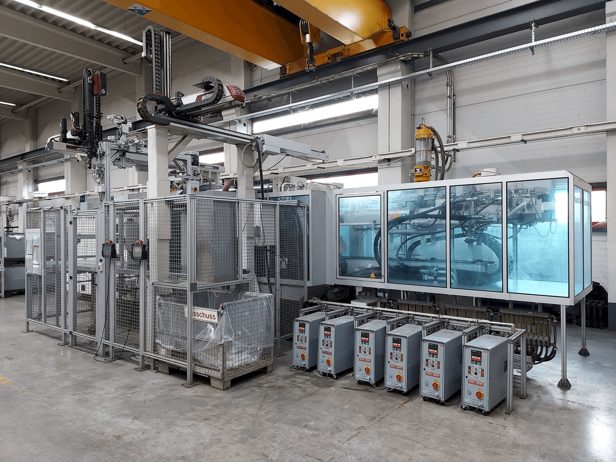 Frontansicht der Krauss Maffei 650 Tandem Maschine