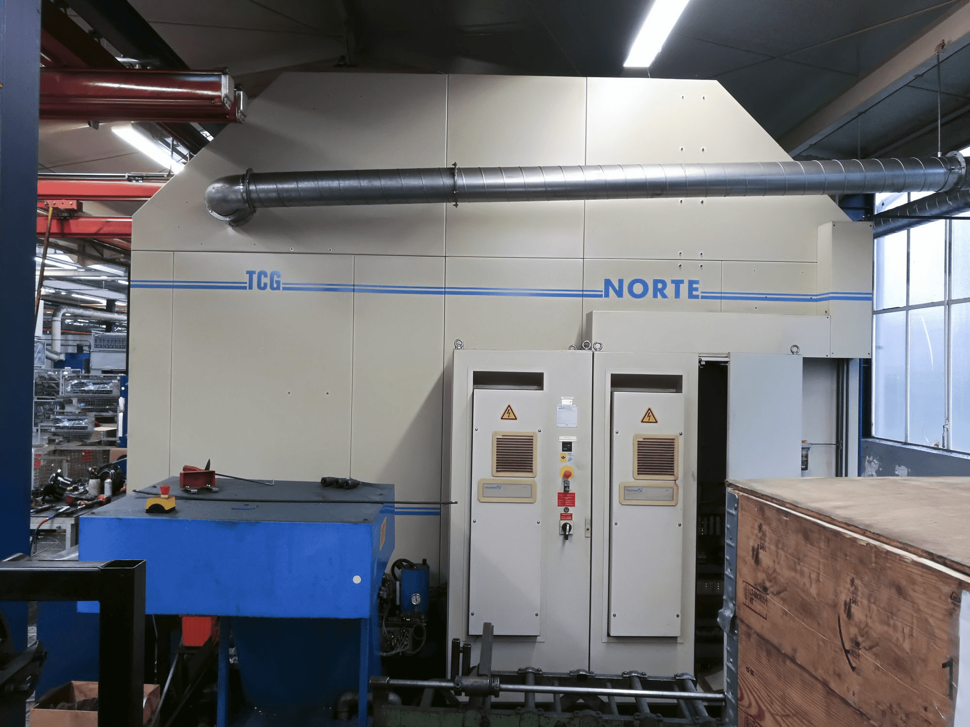 Front view of NORTE VHS 630 Machine