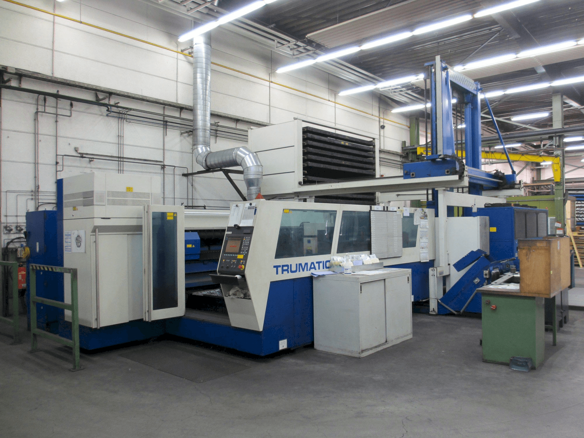 Front view of Trumpf Trumatic L 3050 machine