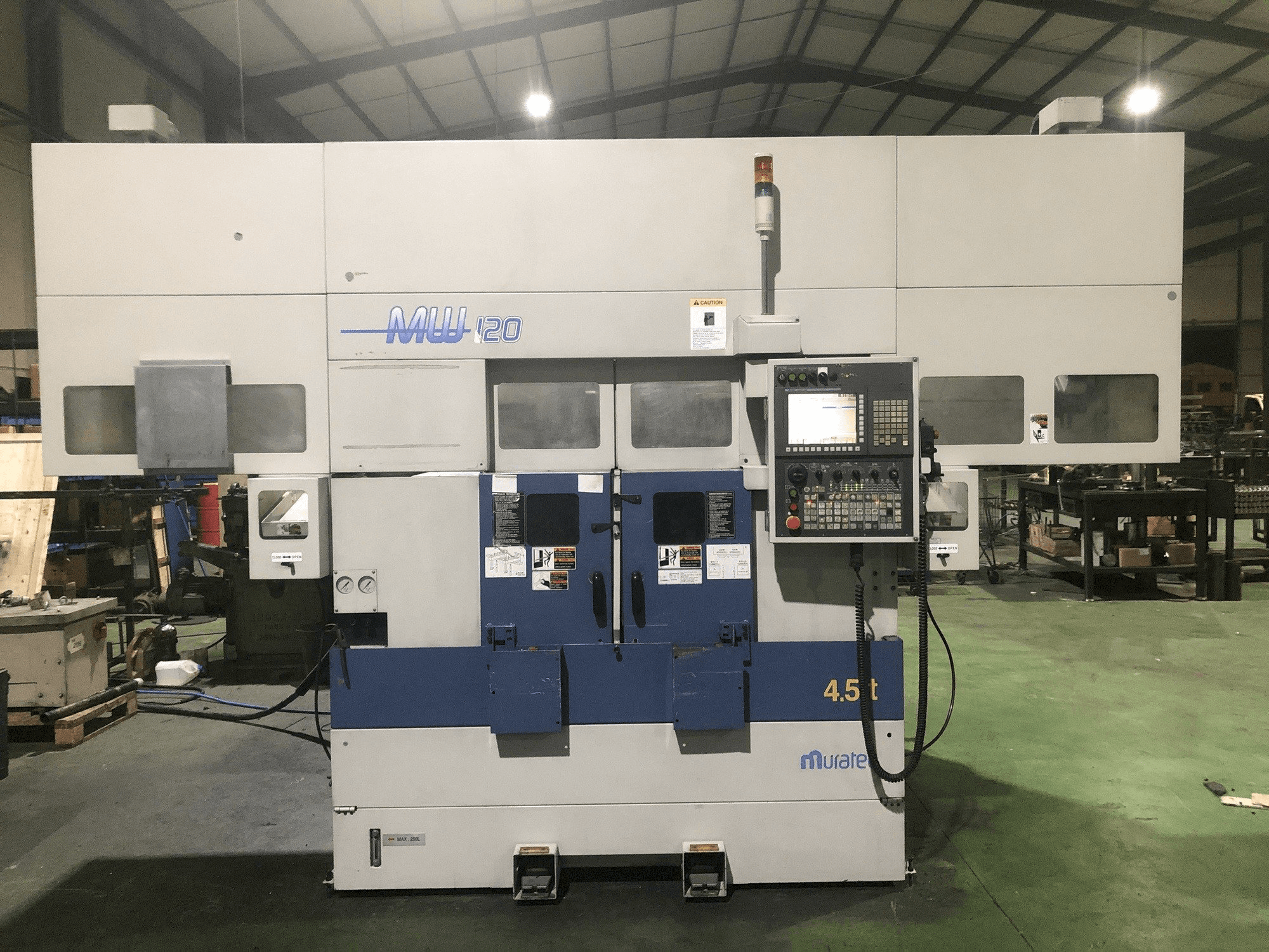 Frontansicht der Muratec MW 120 GT Maschine