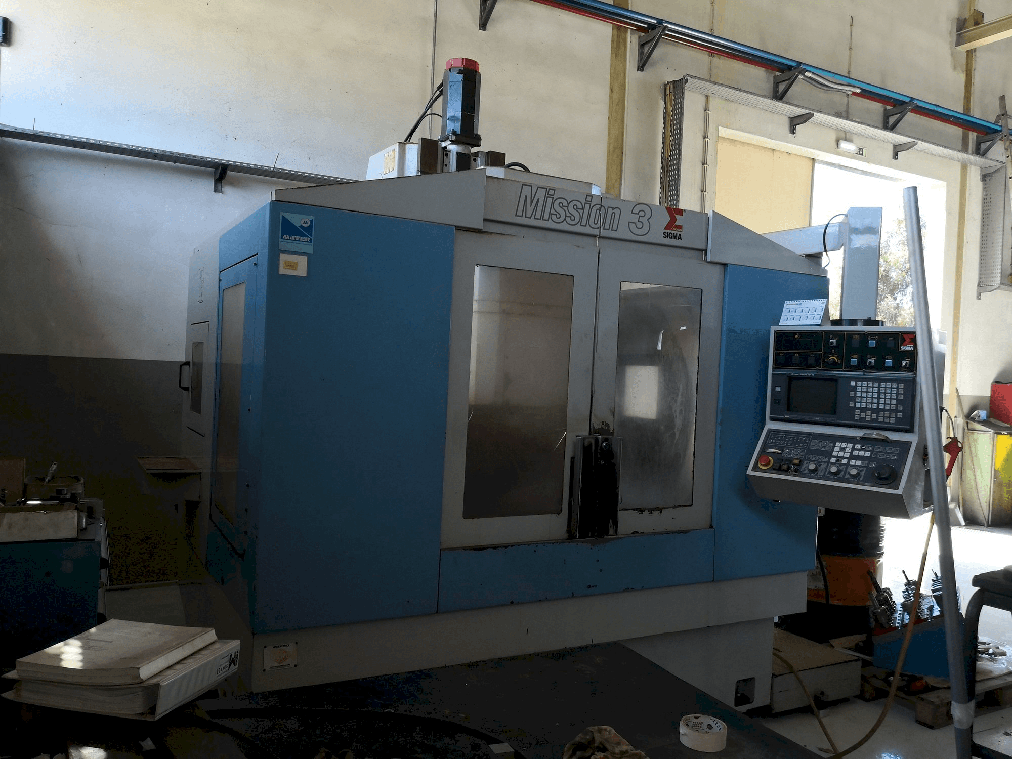 Frontansicht der Sigma Mission 3 Maschine