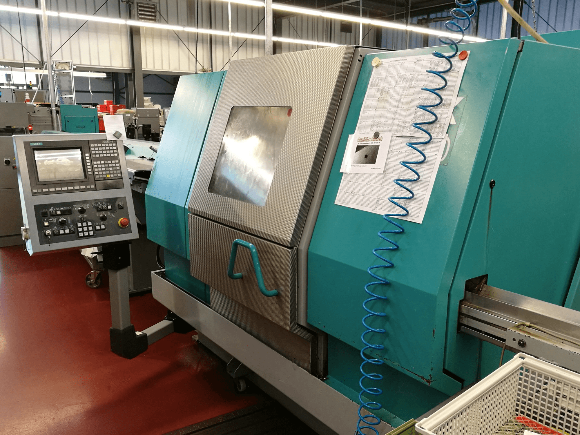 Rechte Ansicht der Index G200 Maschine