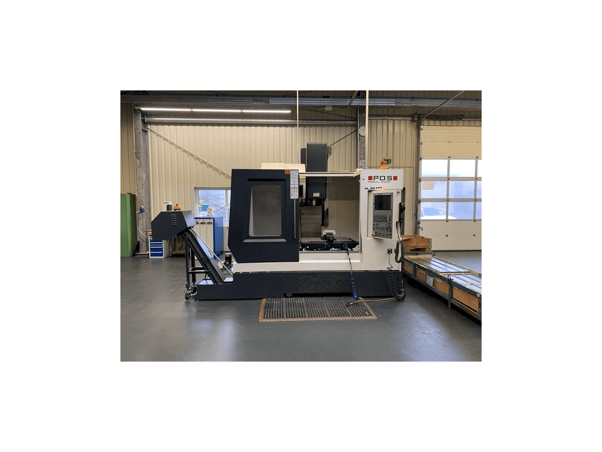 Frontansicht der POS POSmill C1050 Maschine