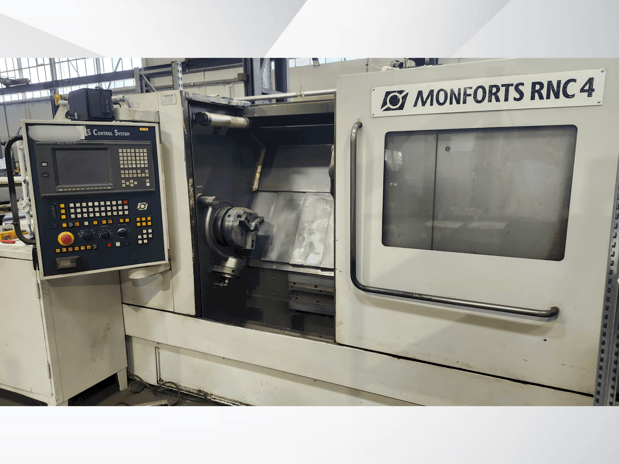 Front view of Monforts RNC 4 machine