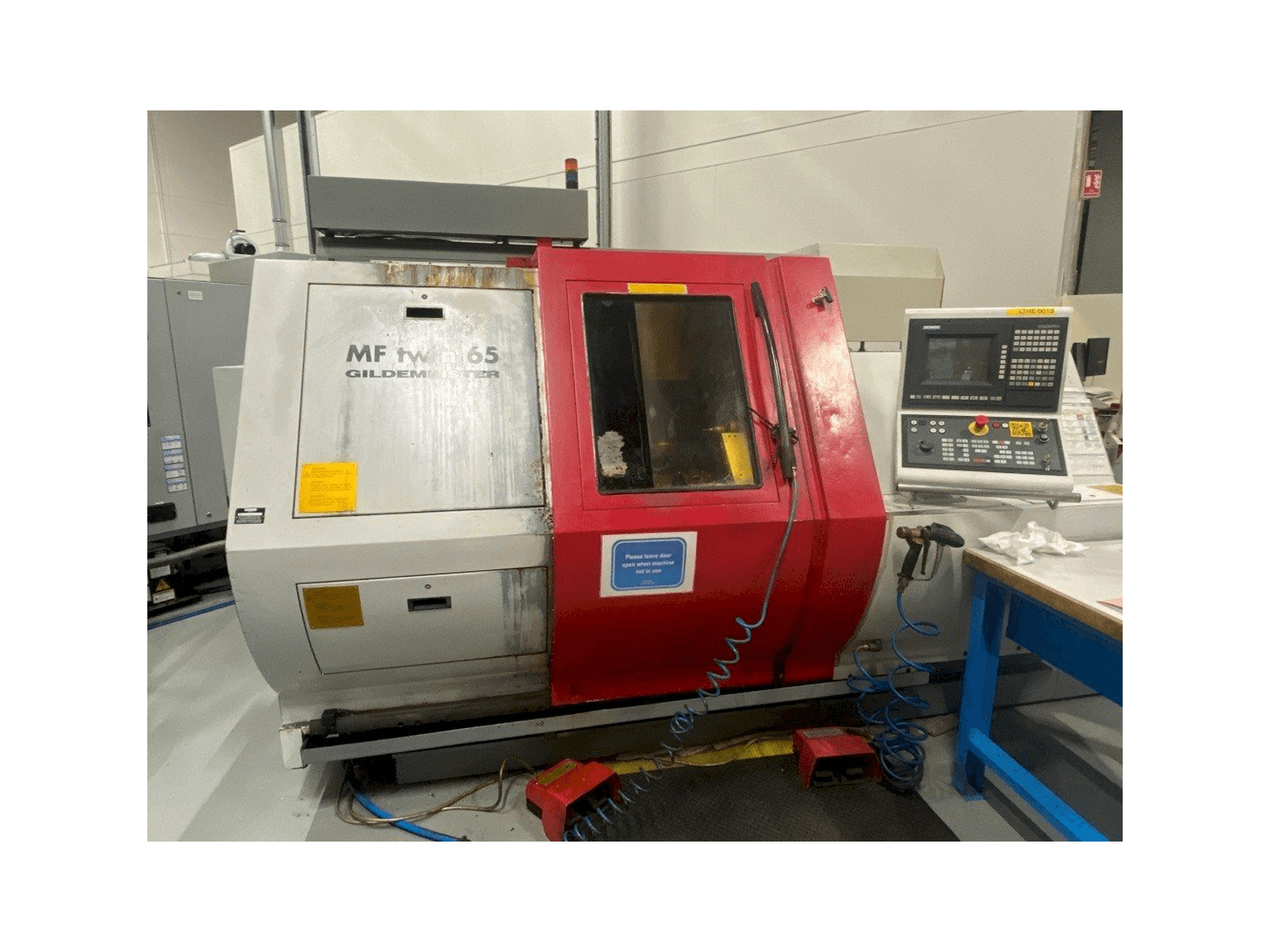 Frontansicht der Gildemeister MF65 Twin Maschine