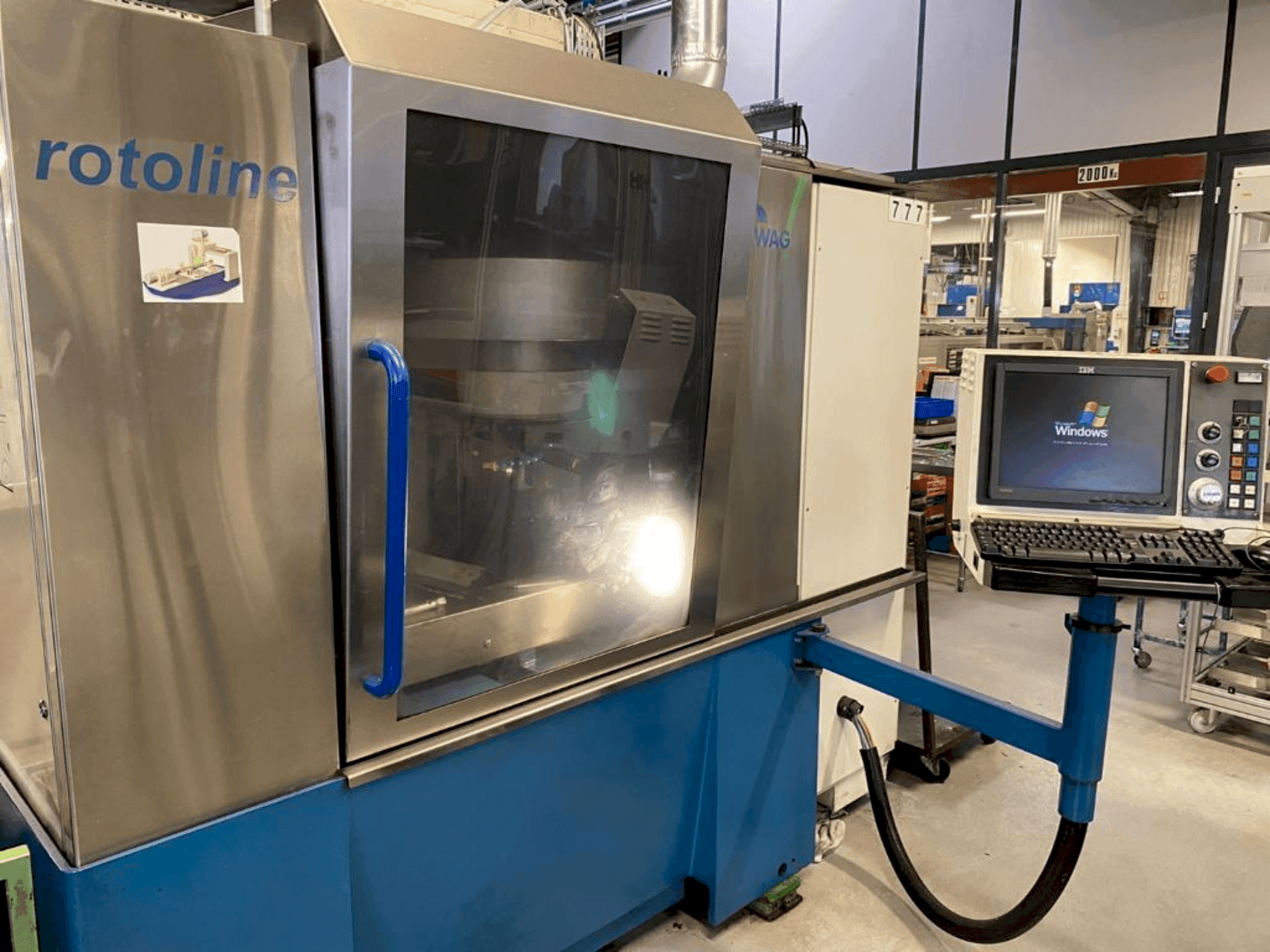 Front view of EWAG ROTOLINE 6X machine