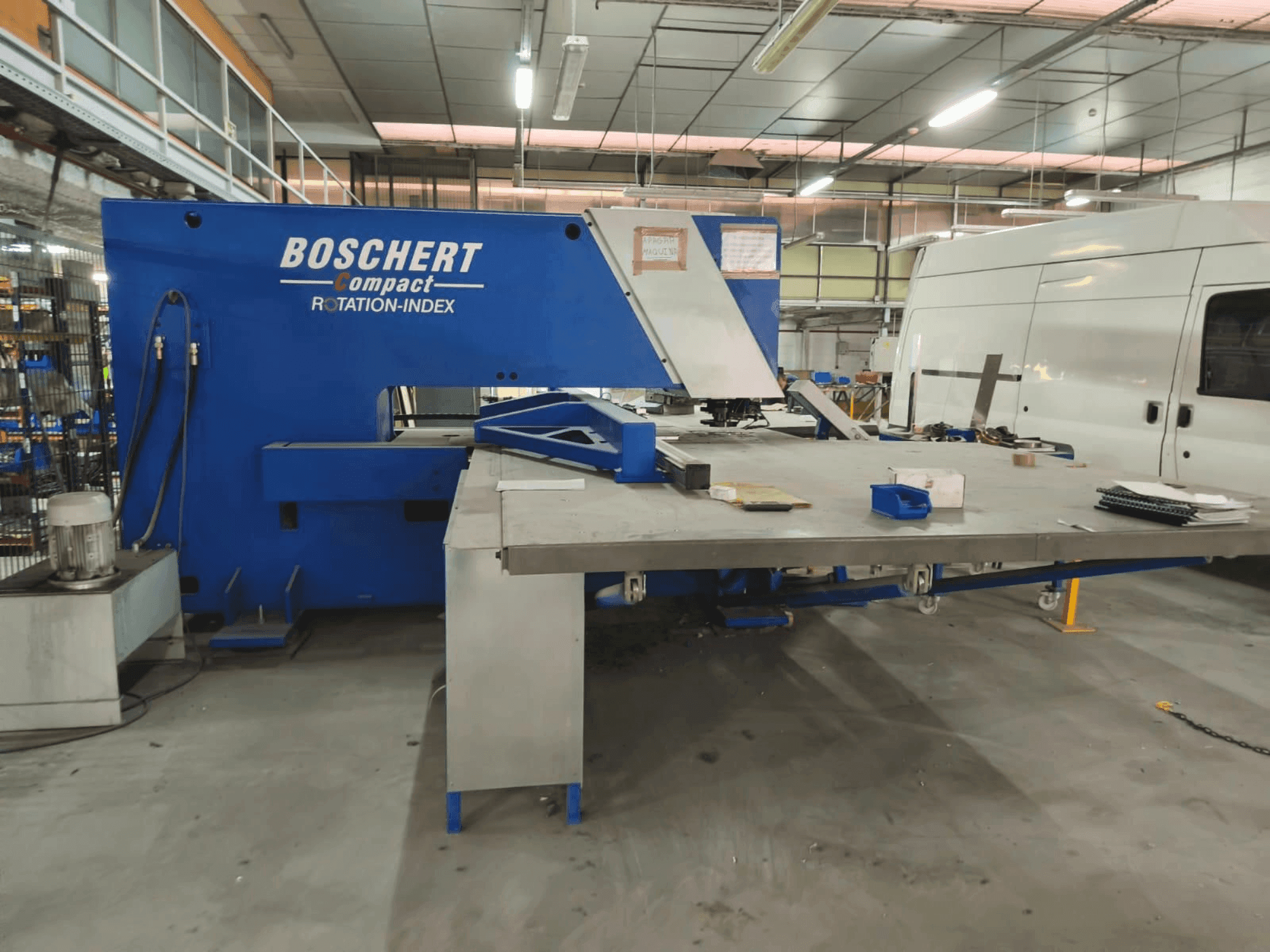 Frontansicht der BOSCHERT Compact 1250 Rota Maschine