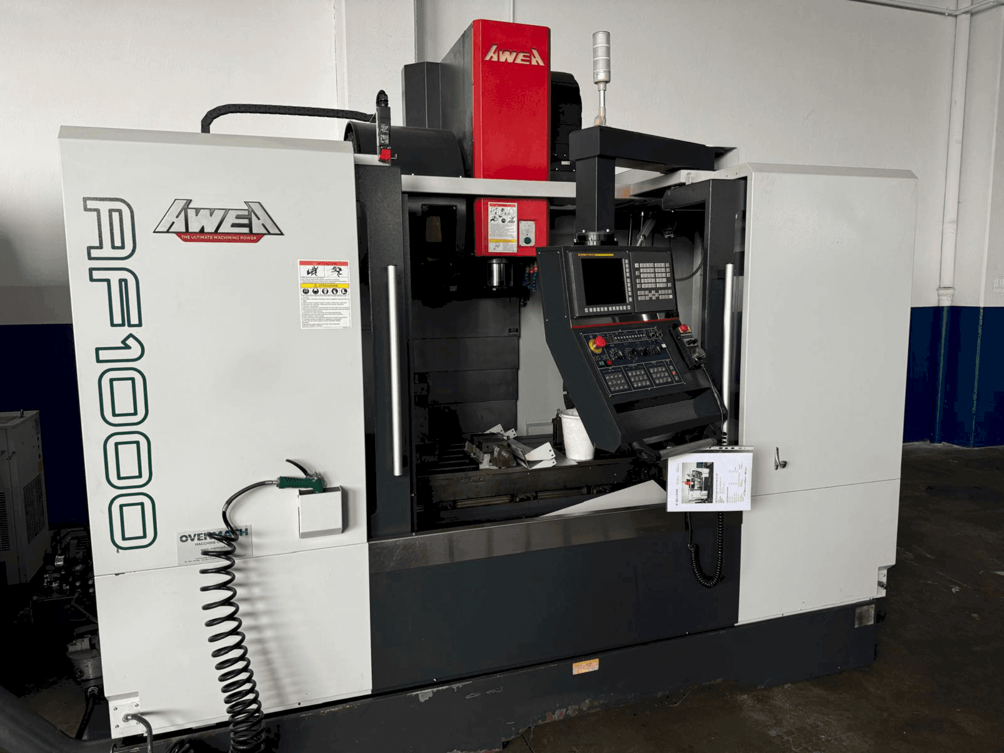 Frontansicht der AWEA AF-1000 Maschine