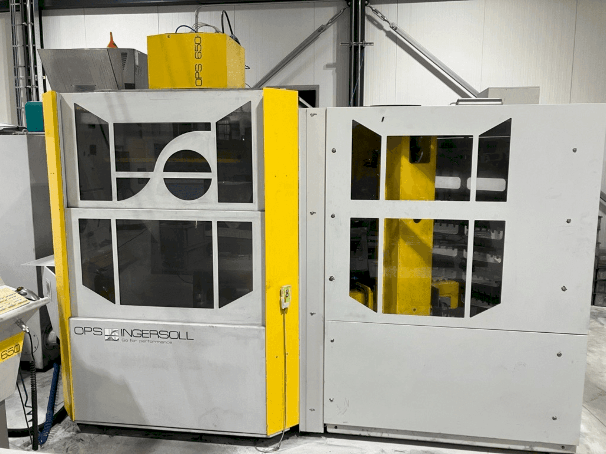 Front view of OPS INGERSOLL 650 machine