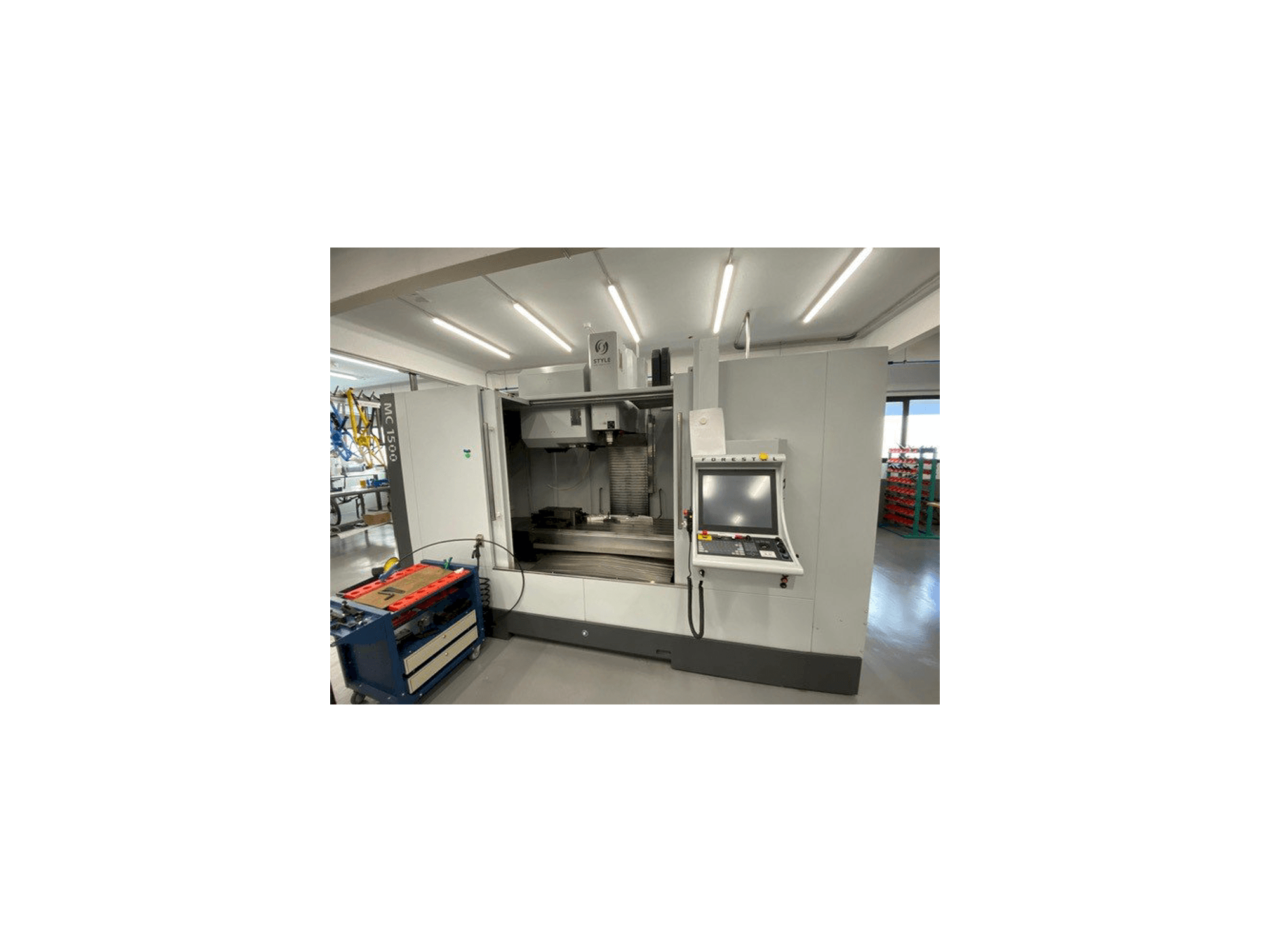 Frontansicht der STYLE MC 1500 Maschine