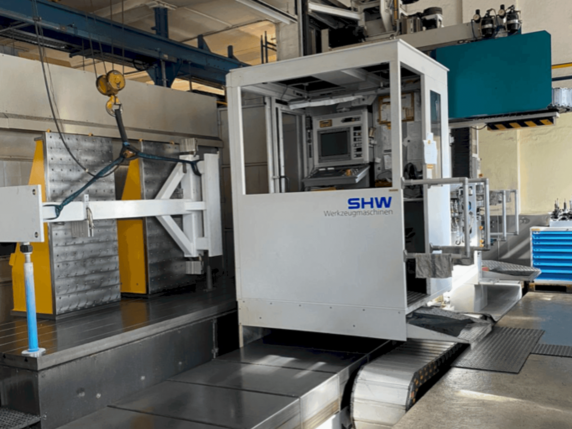 Frontansicht der SHW Powerspeed 5 Maschine