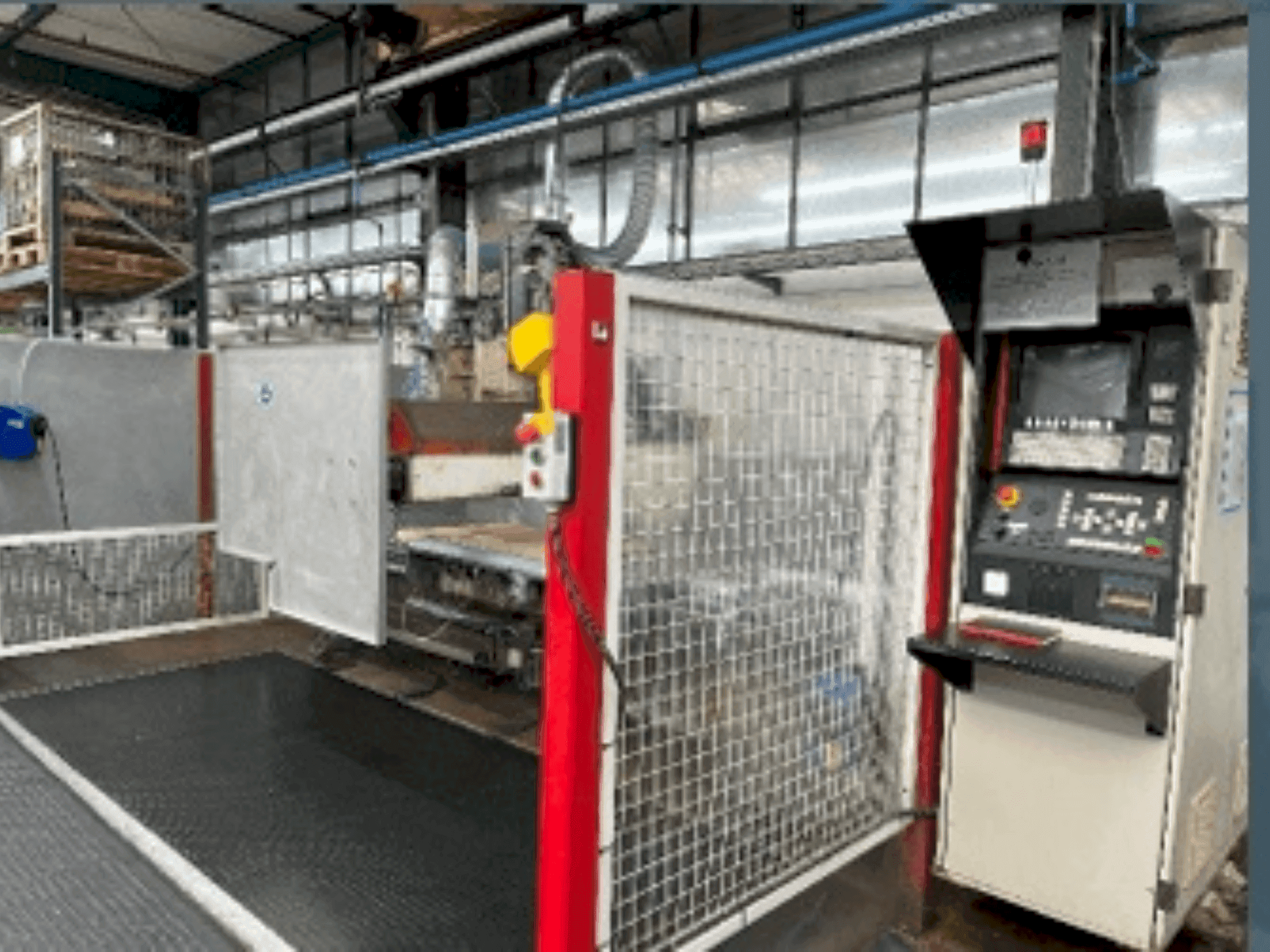 Frontansicht der IMA BIMA Quadroform C80/280 Maschine